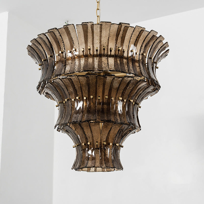 Valerie Sculptural Glass Chandelier