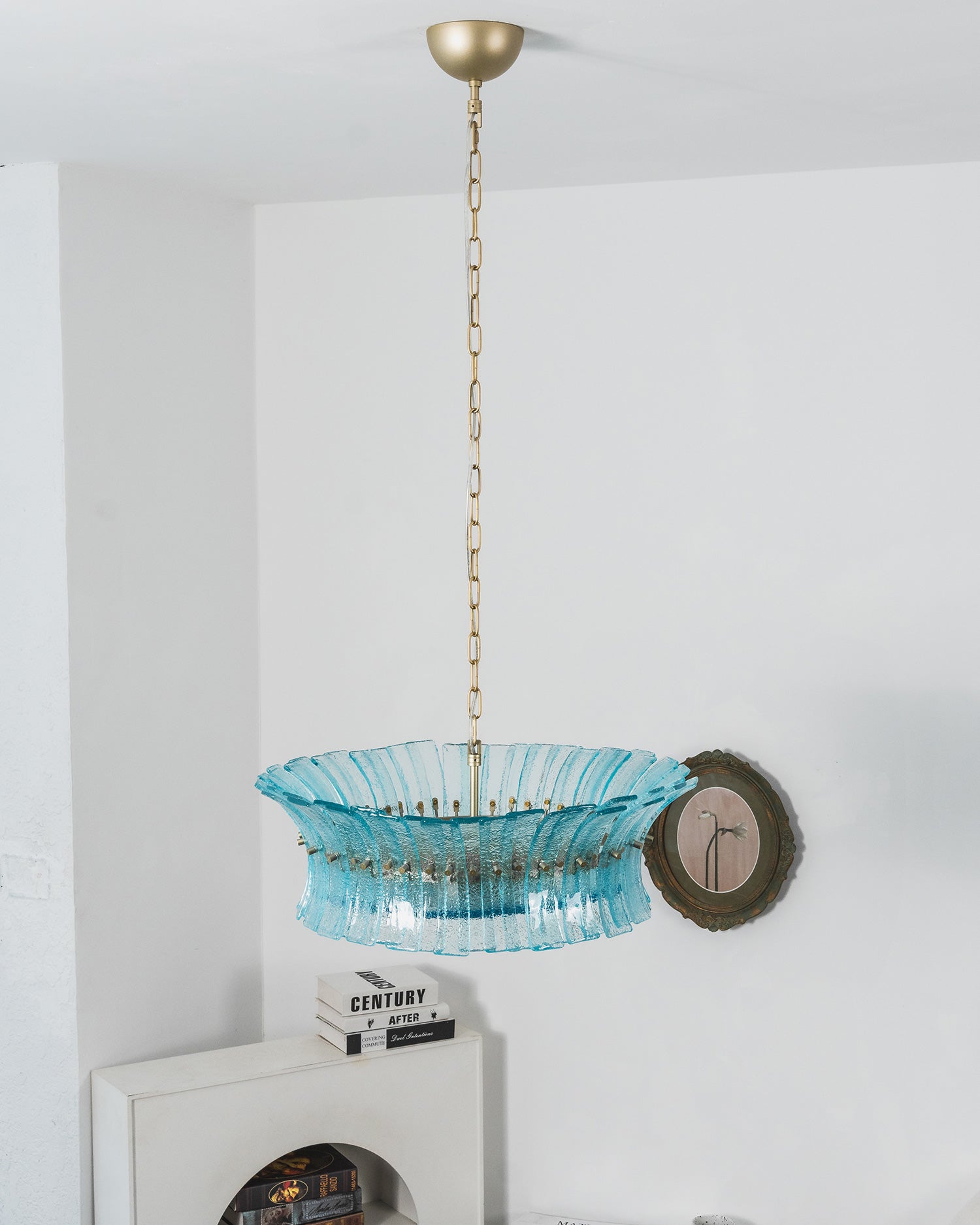 Valerie Sculptural Glass Chandelier