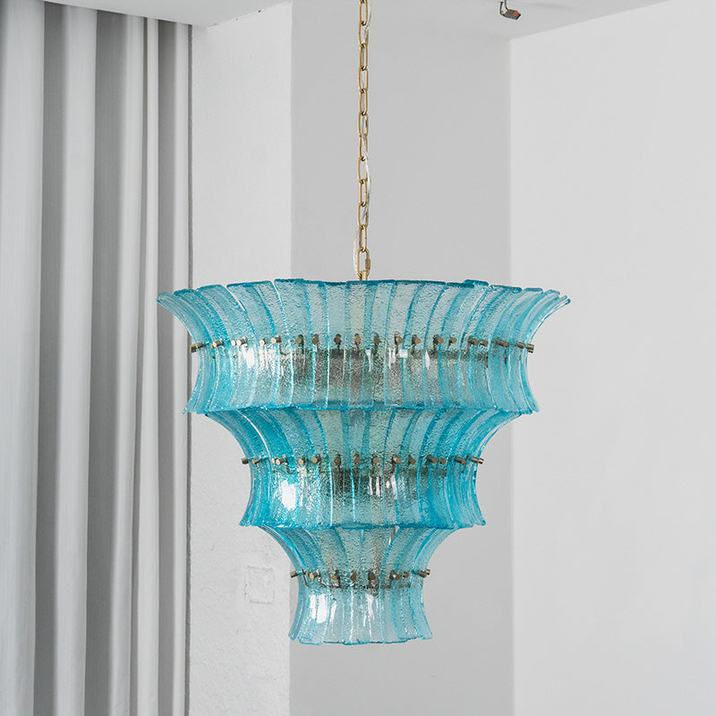 Valerie Sculptural Glass Chandelier