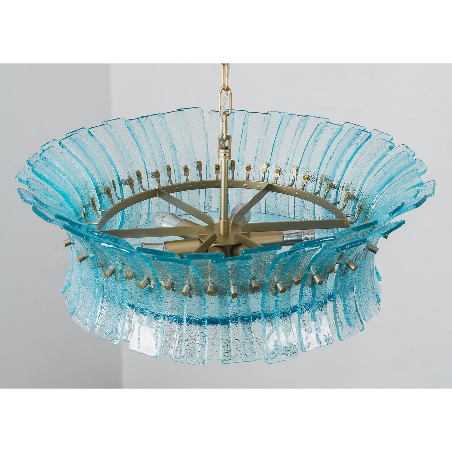 Valerie Sculptural Glass Chandelier