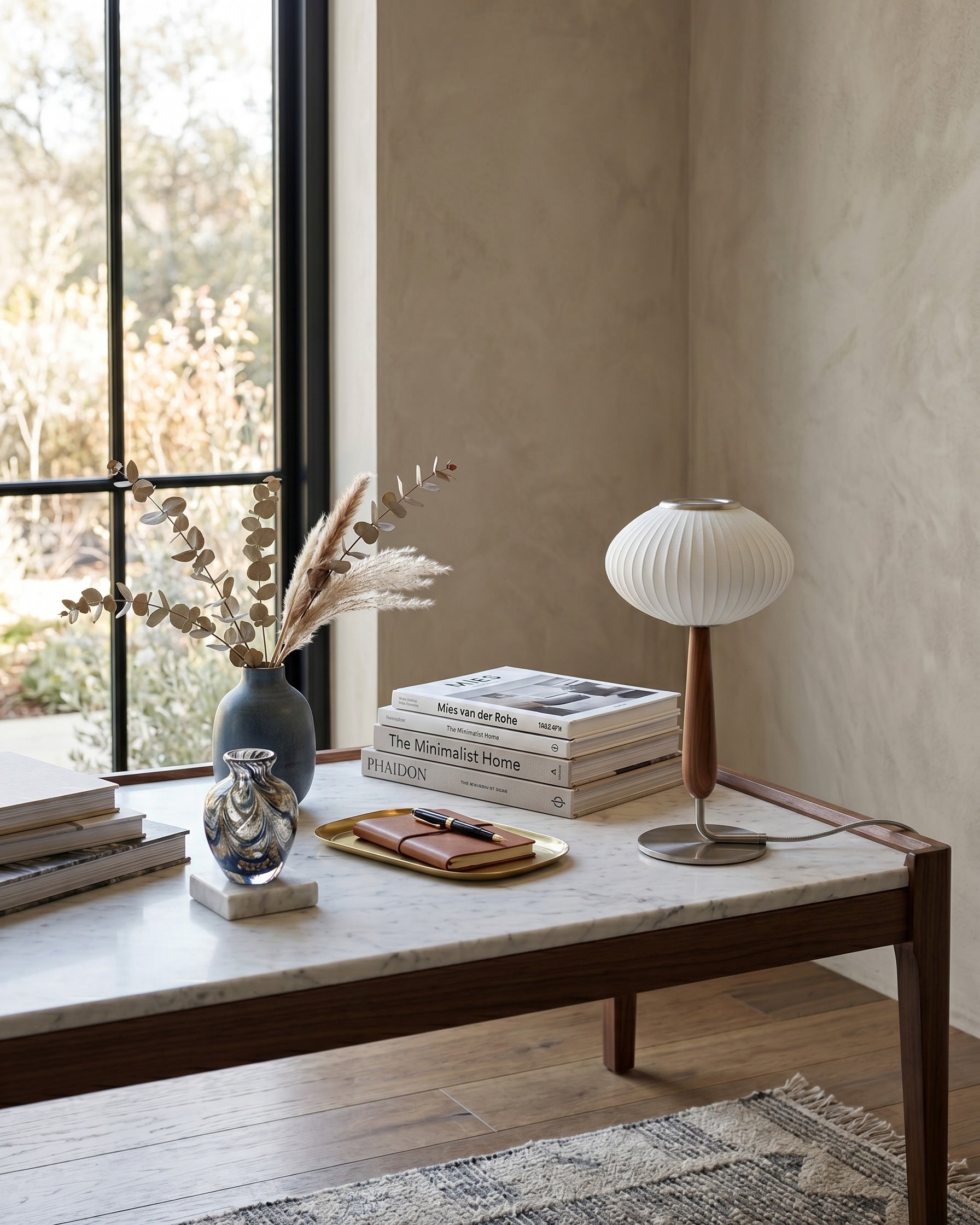 Vance Walnut Table Lamp