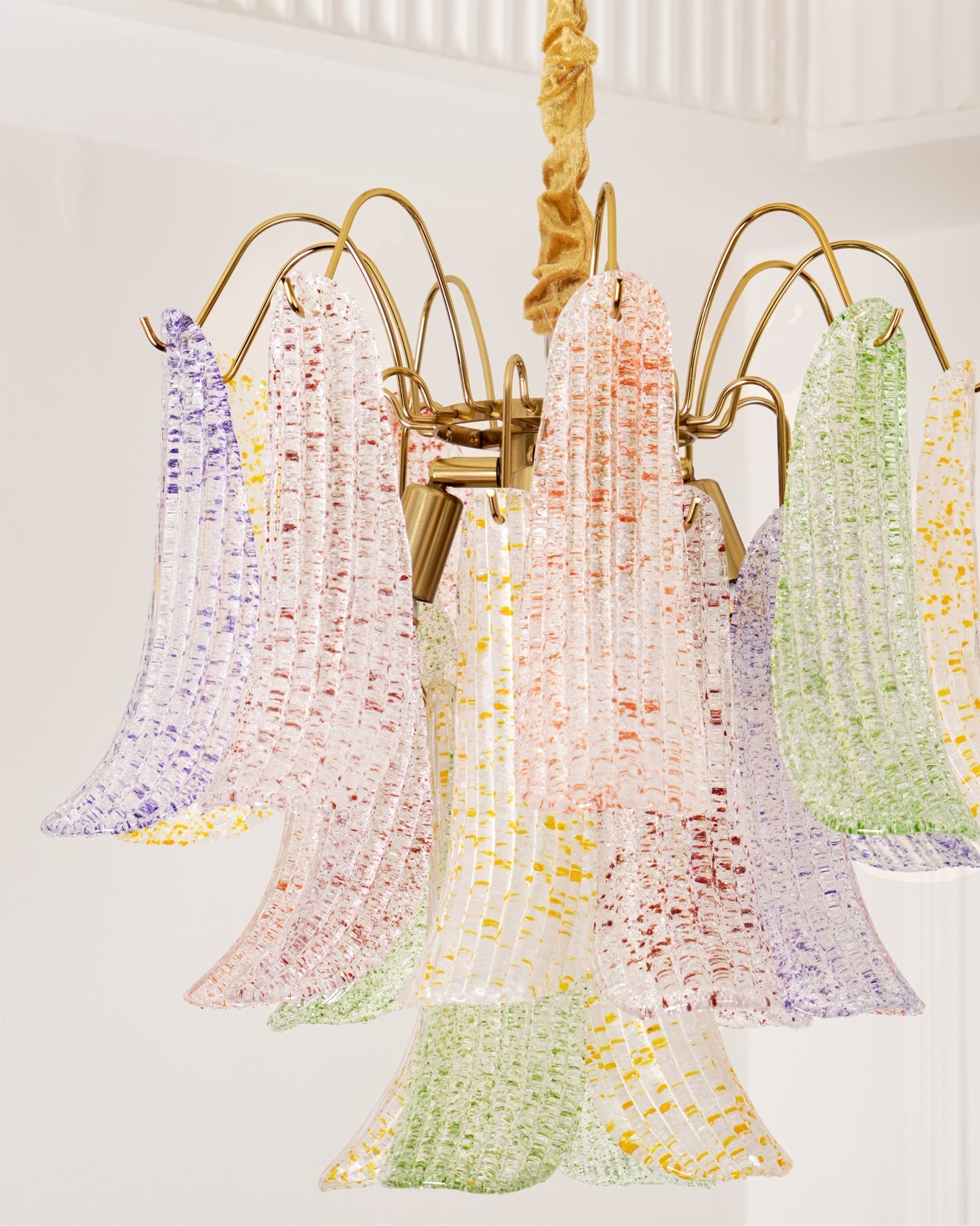 Venini Glass Chandelier