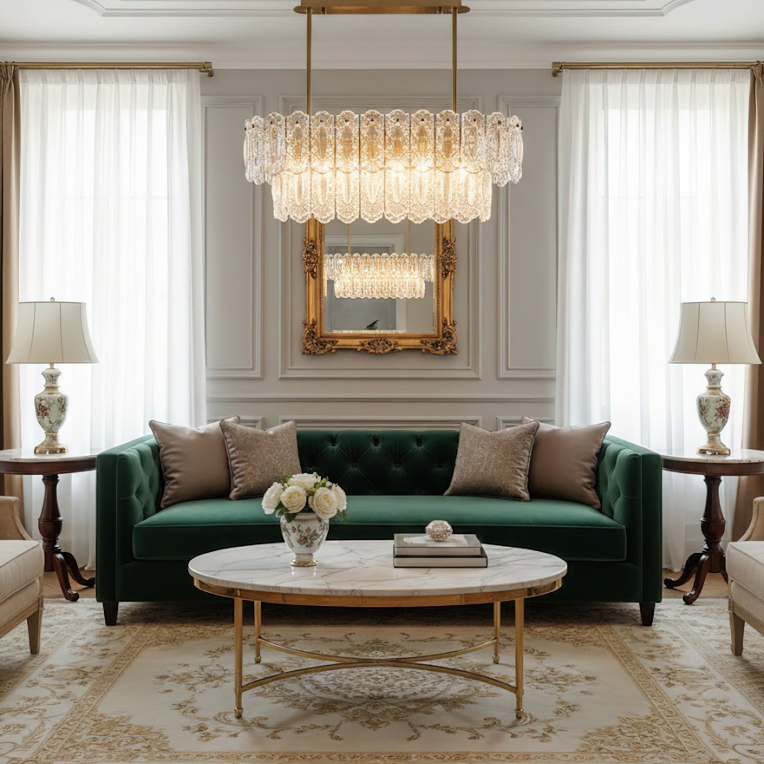 Vienna Glass Chandelier