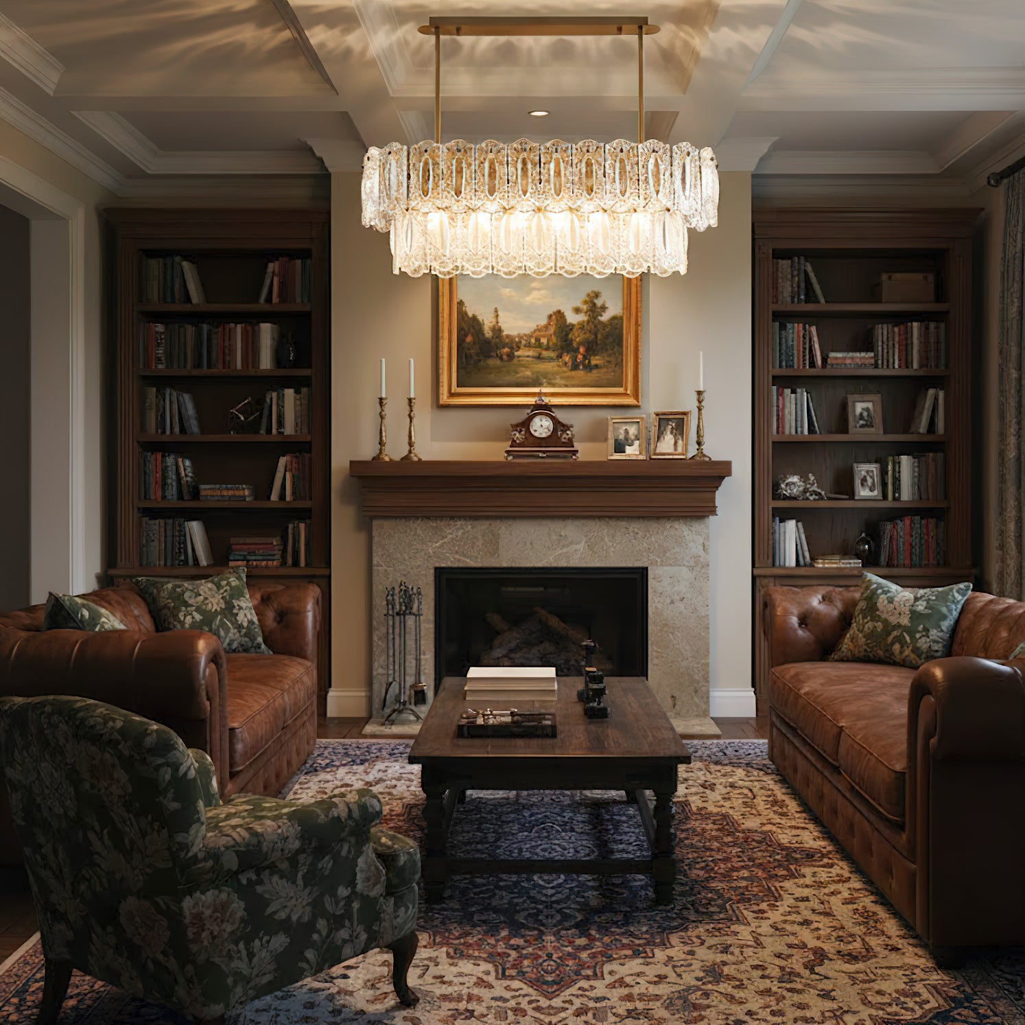 Vienna Glass Chandelier