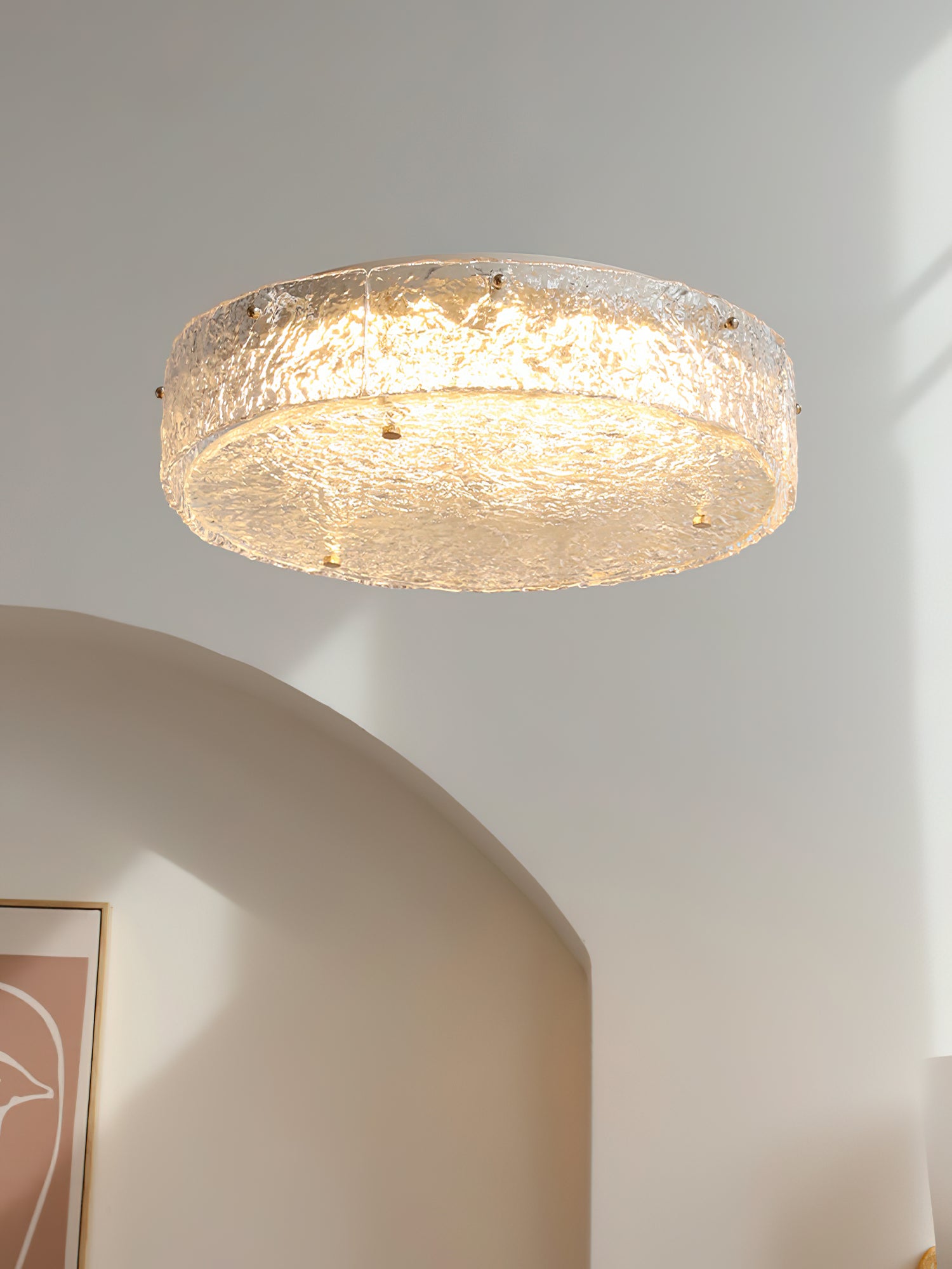 Water Ripples Flush Mount