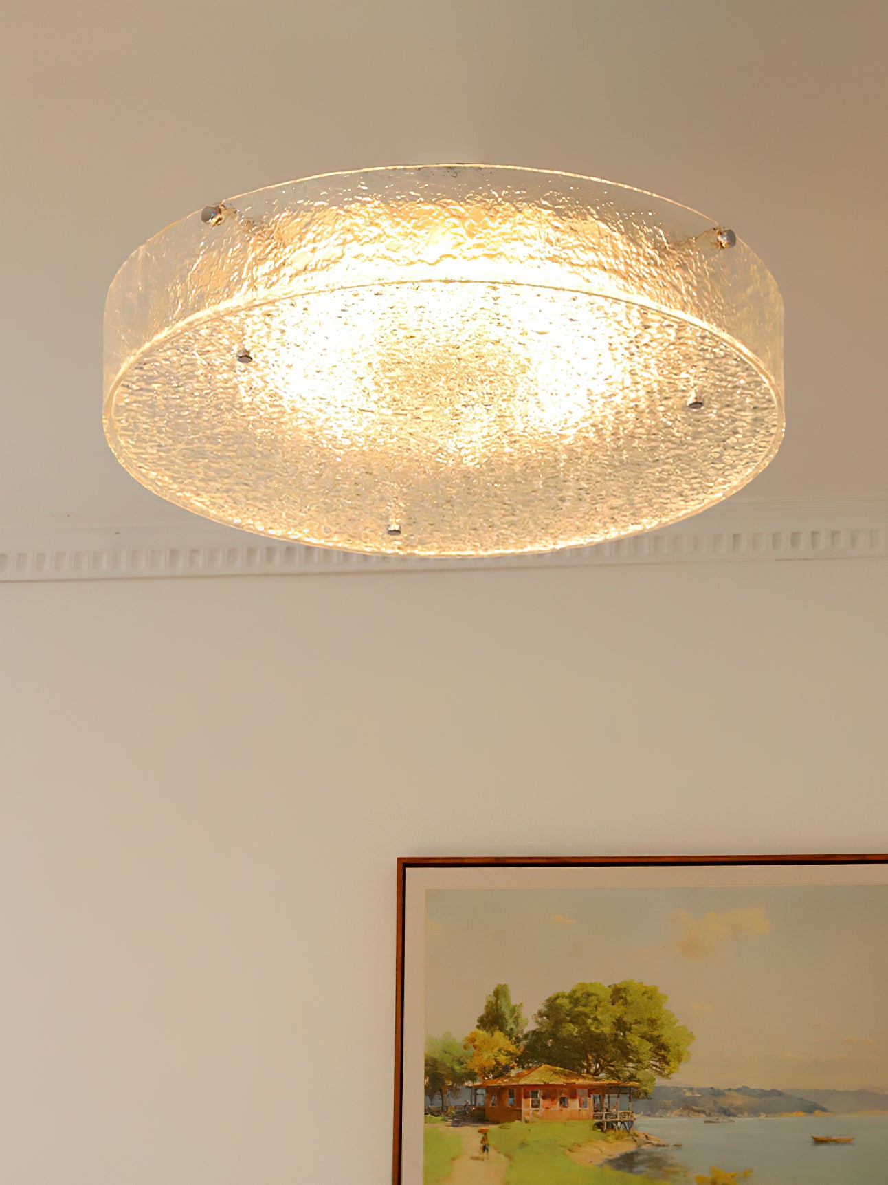 Water Ripples Flush Mount
