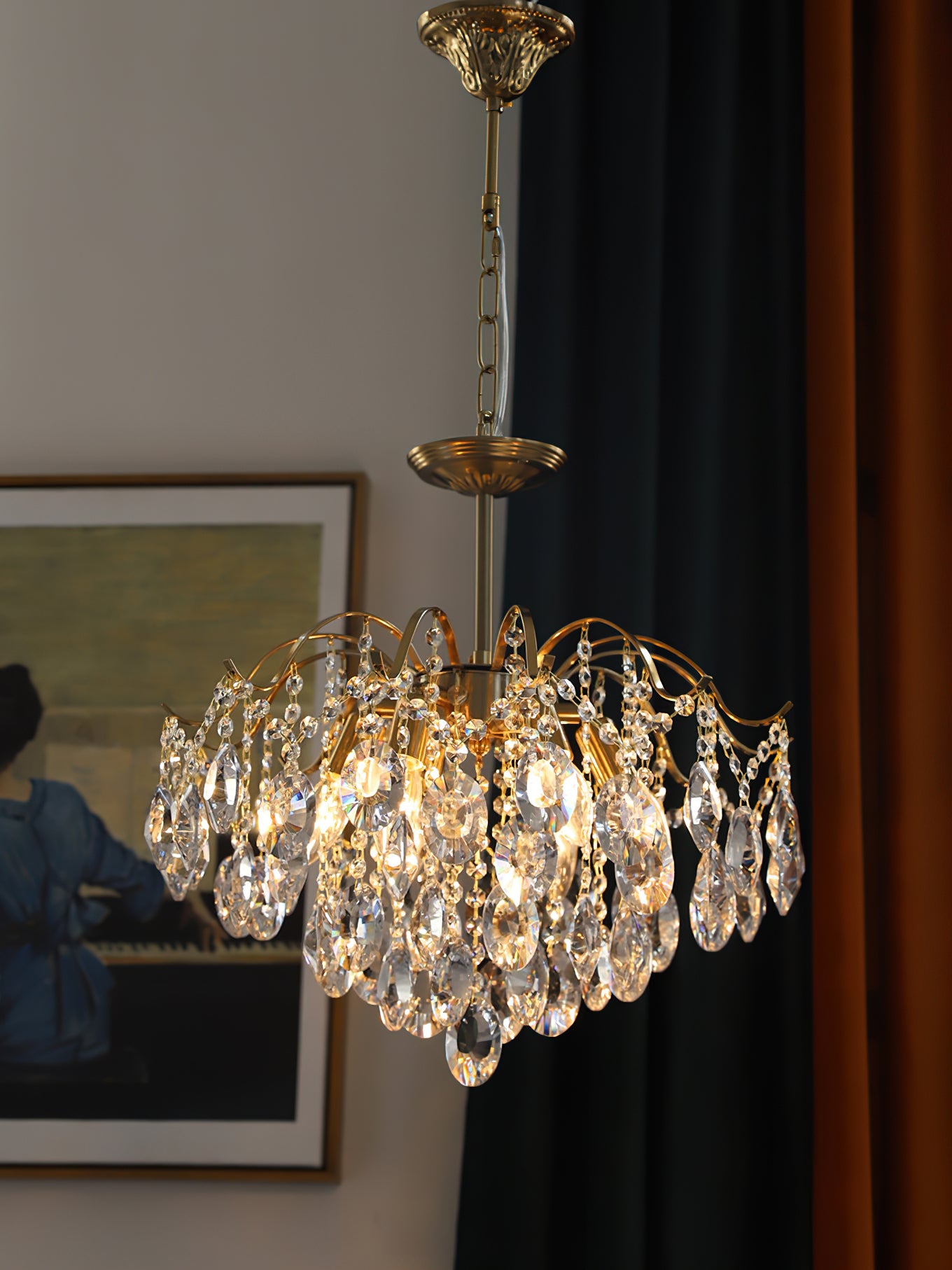 Windchime Crystal Chandelier