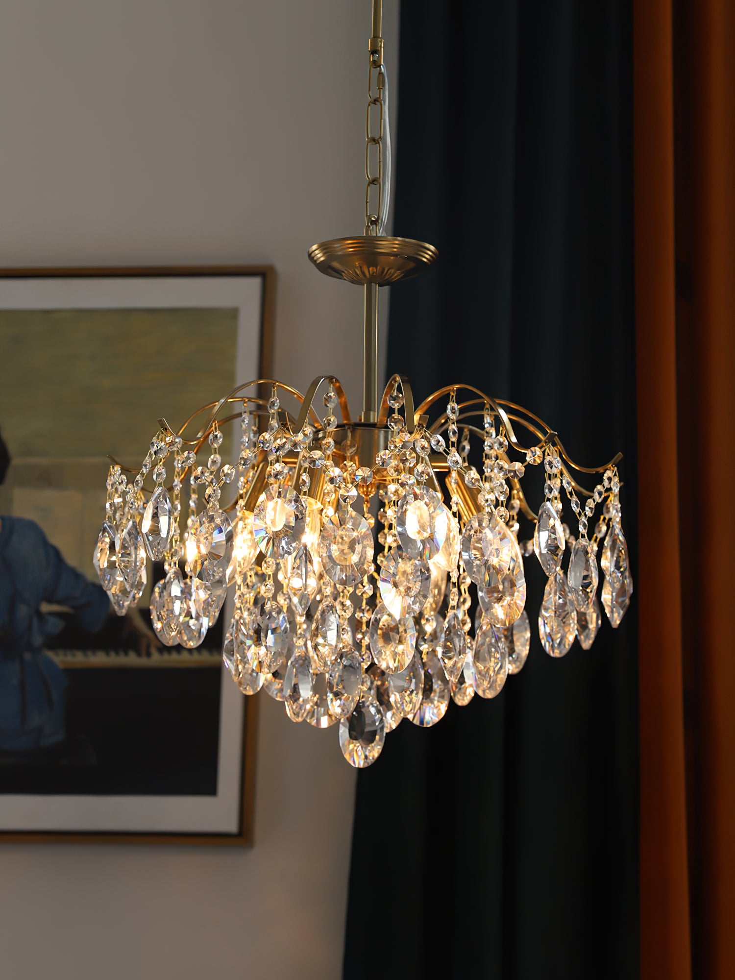 Windchime Crystal Chandelier