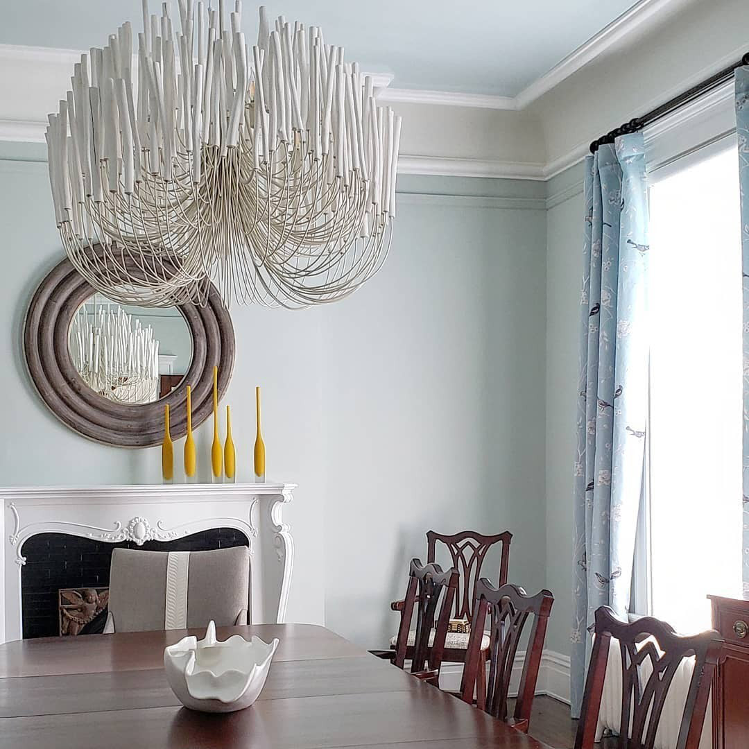 Dense Wooden stick Chandelier