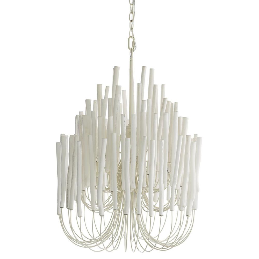 Dense Wooden Stick Chandelier