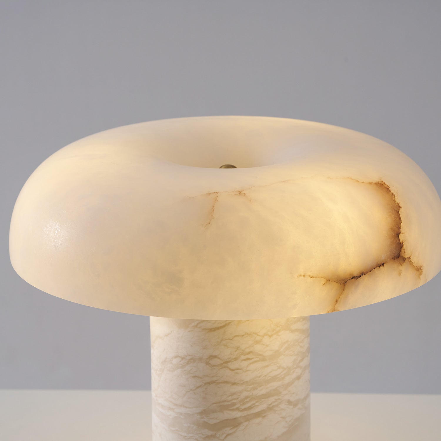 Mushroom Alabaster Table Lamp