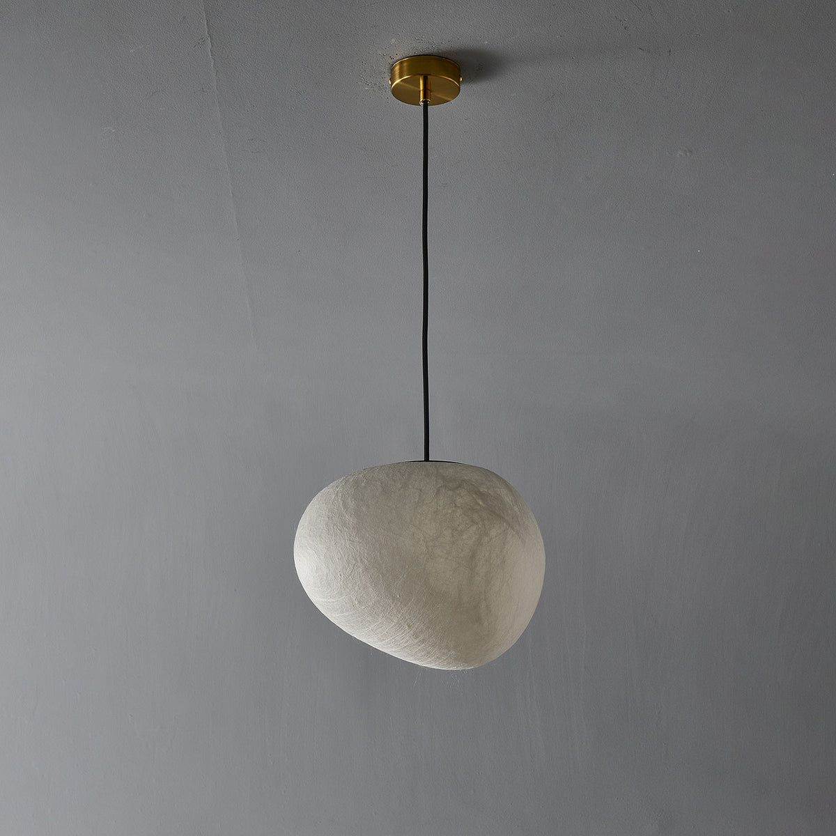 Abner Organic Silk Pendant Light