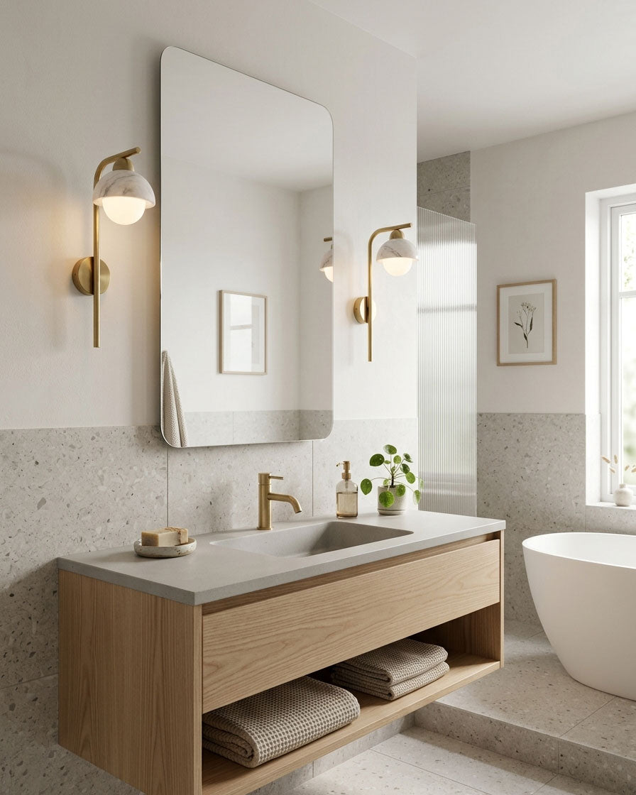 Adler Alabaster Wall Sconce