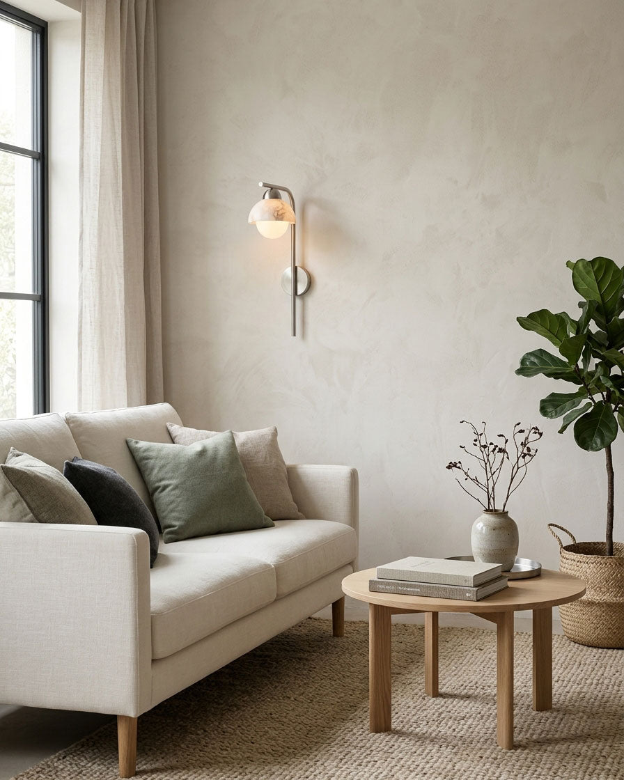 Adler Alabaster Wall Sconce