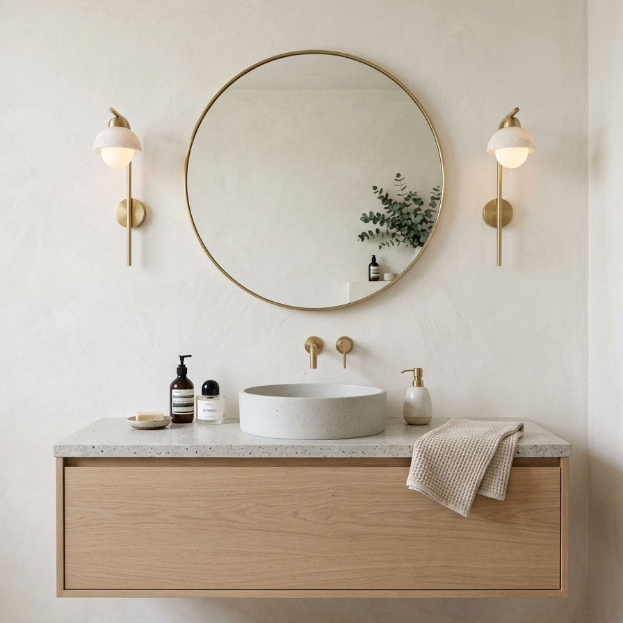 Adler Alabaster Wall Sconce