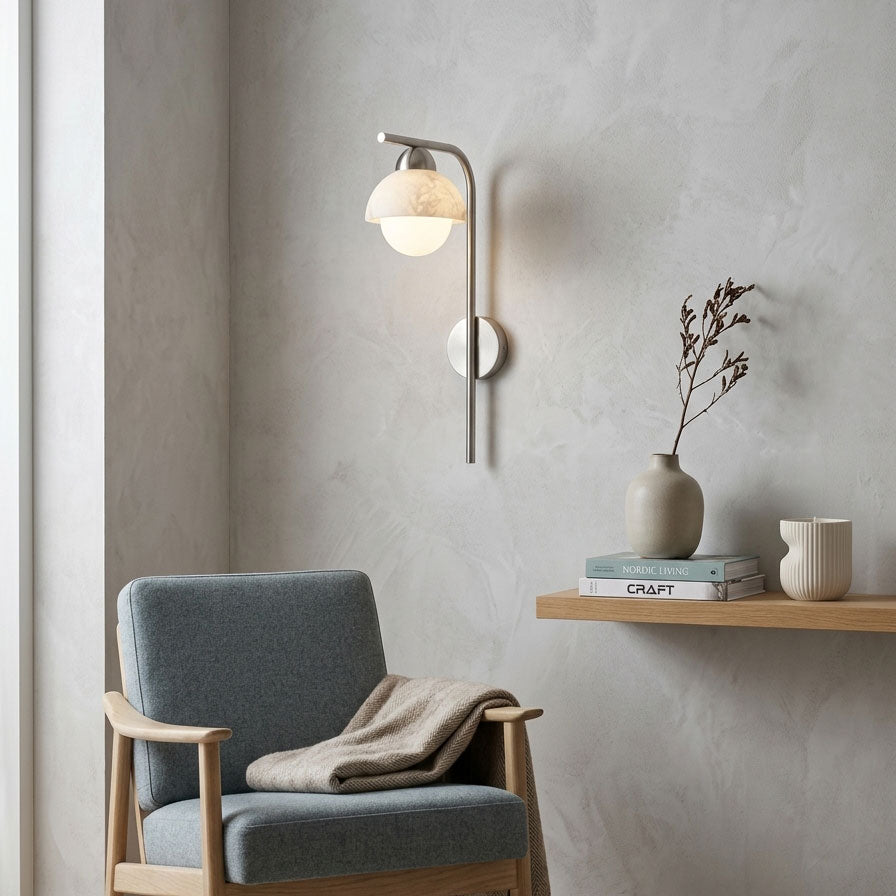 Adler Alabaster Wall Sconce