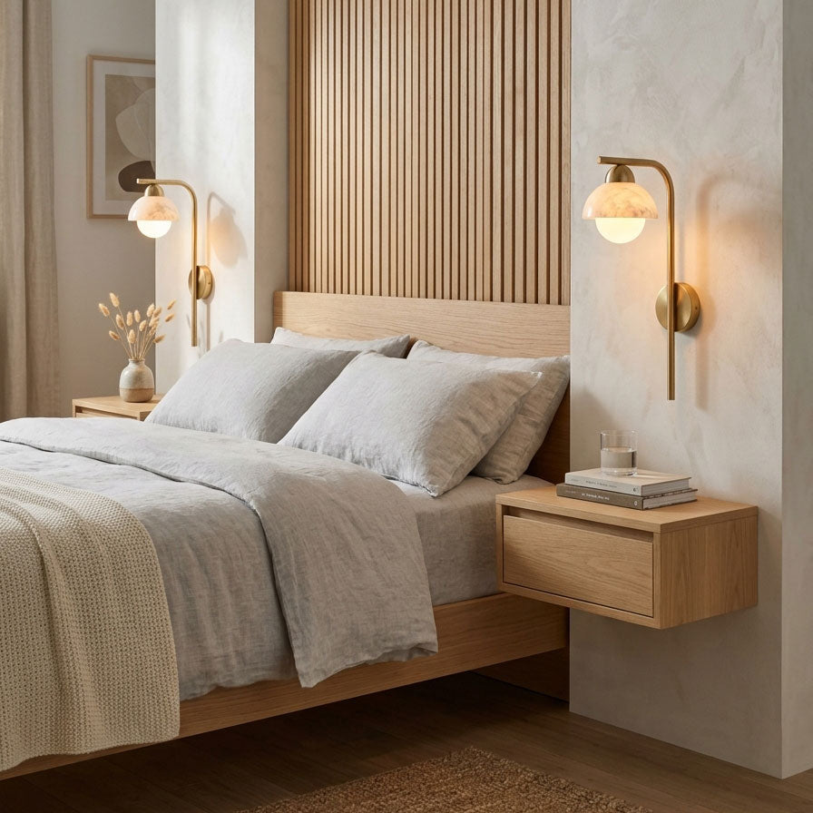 Adler Alabaster Wall Sconce