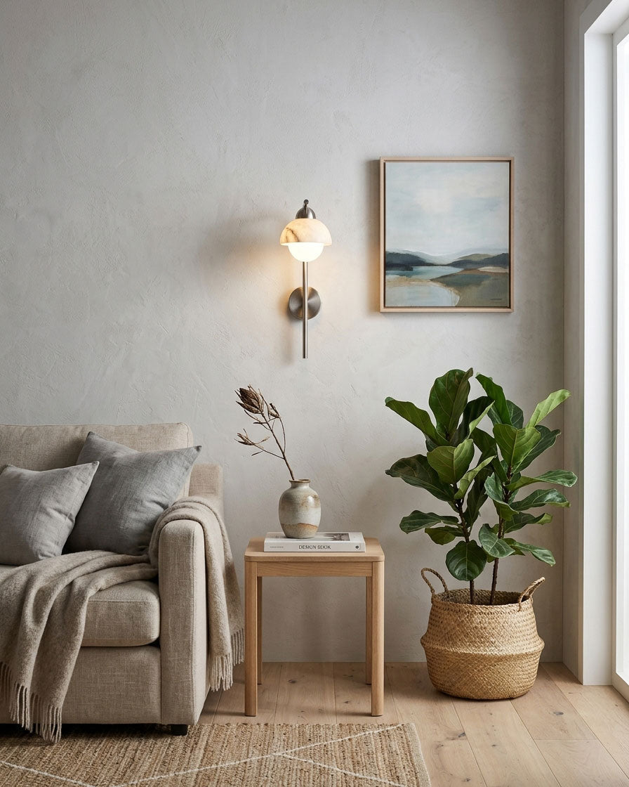 Adler Alabaster Wall Sconce