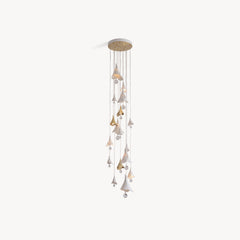 Lámpara de araña Aimsley Calla Lily Cascading