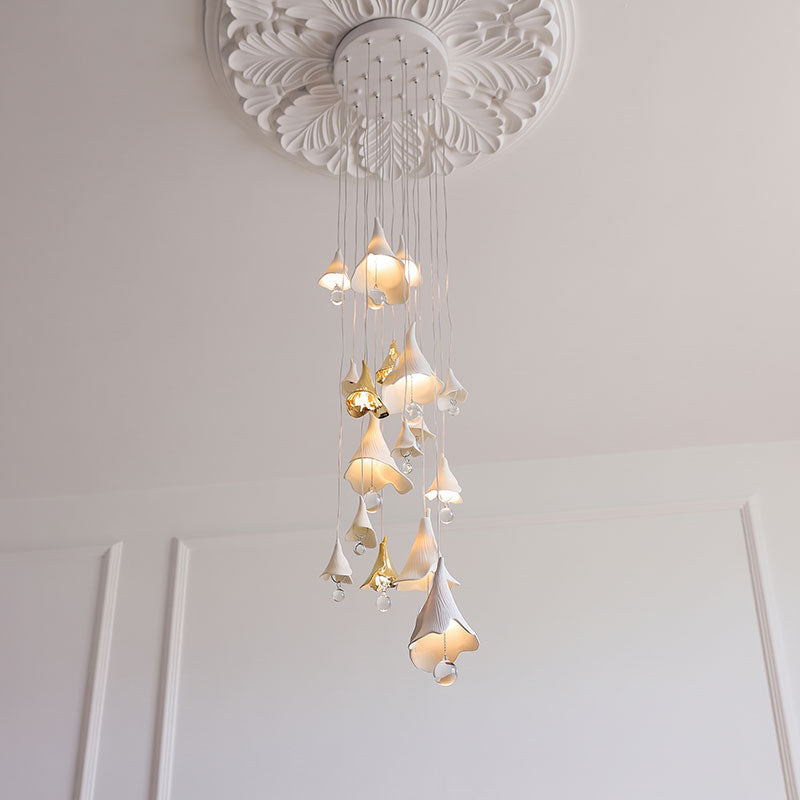 Aimsley Calla Lily Cascading Chandelier