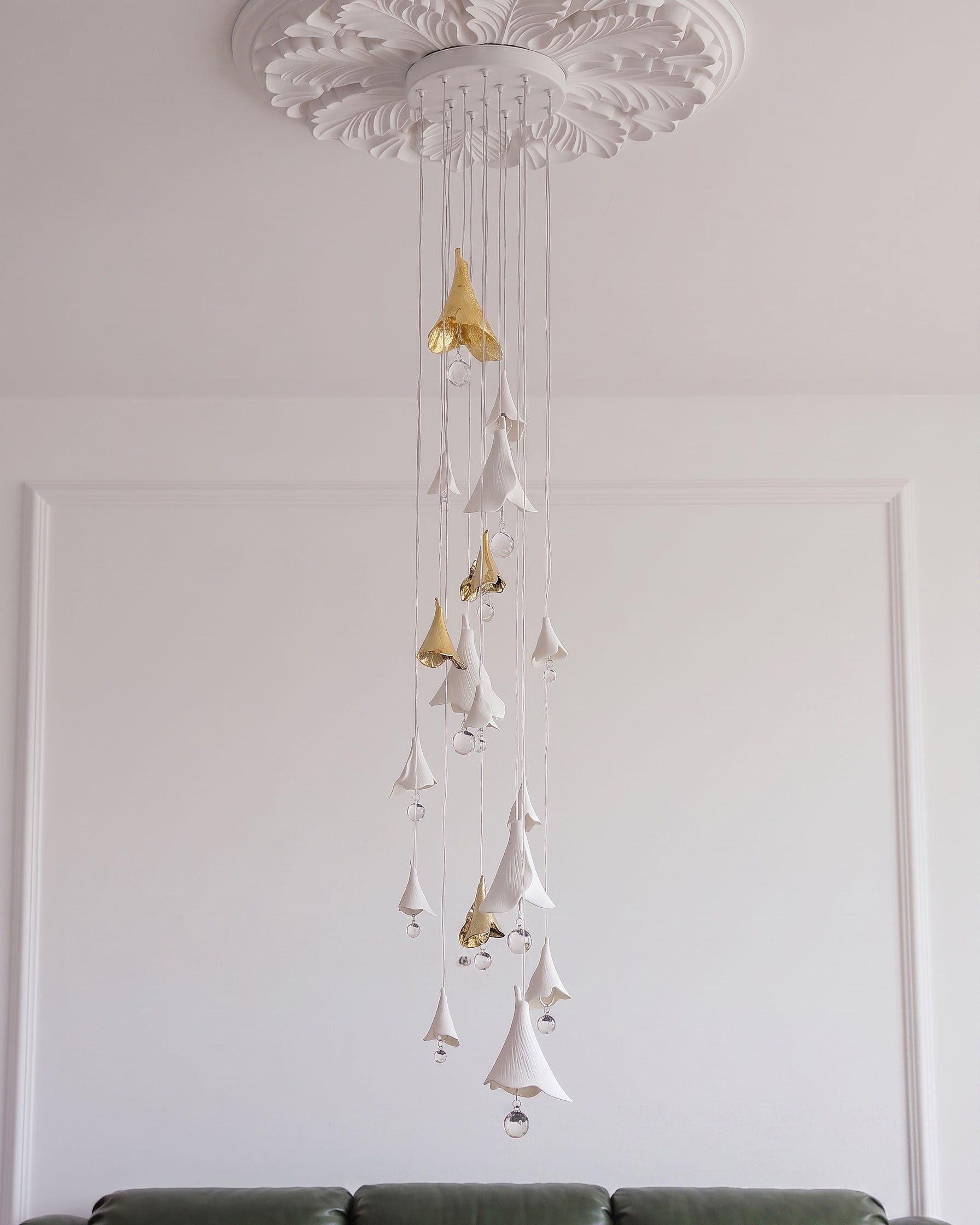 Aimsley Calla Lily Cascading Chandelier