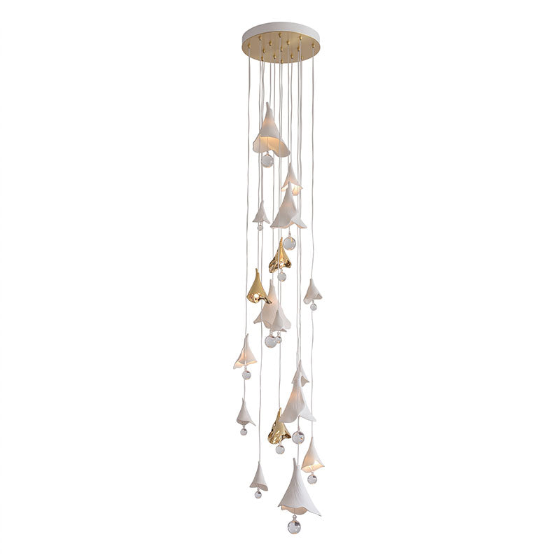 Aimsley Calla Lily Cascading Chandelier