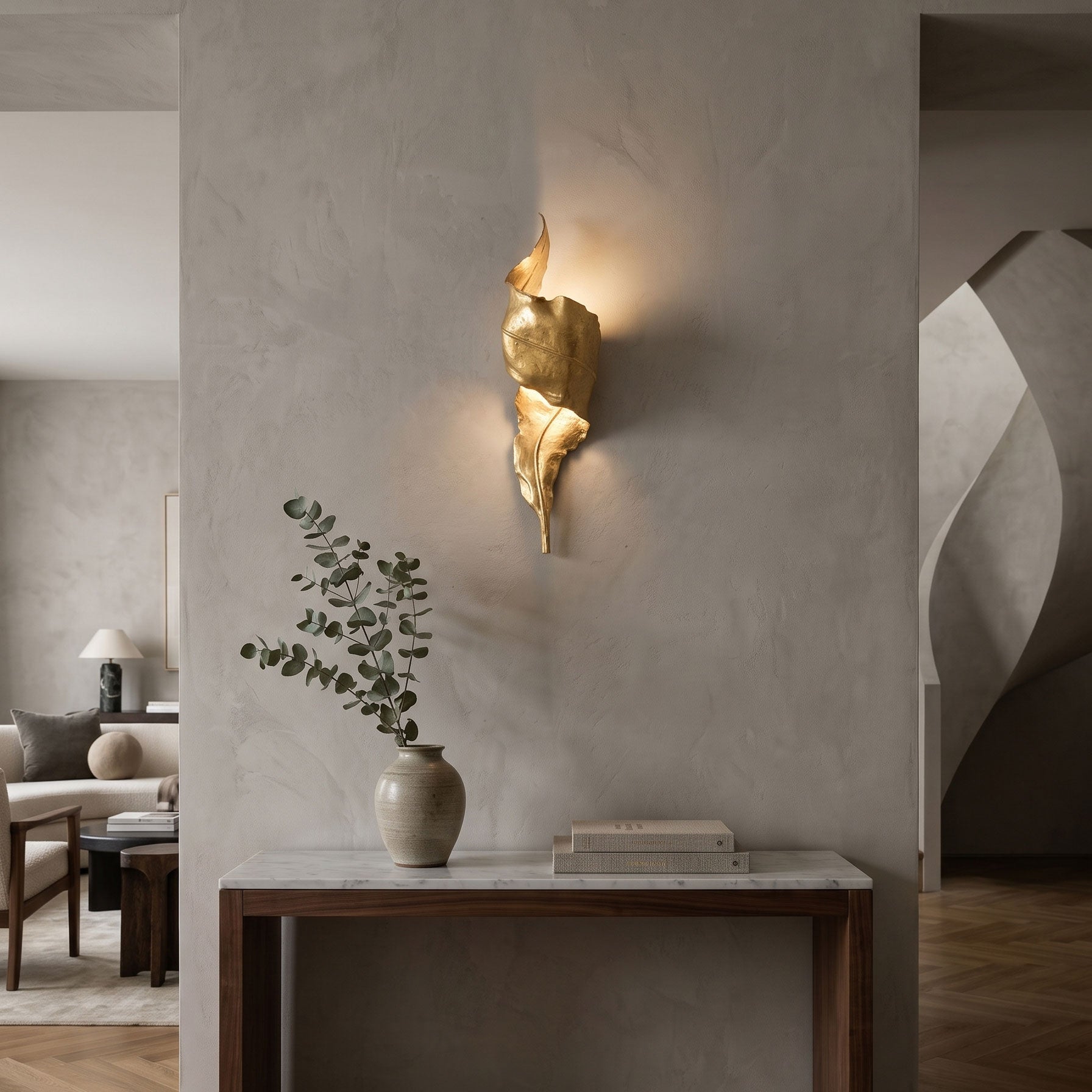 Rayonshine Althaia Sculptural Leaf Wall Sconce — Detail View 7