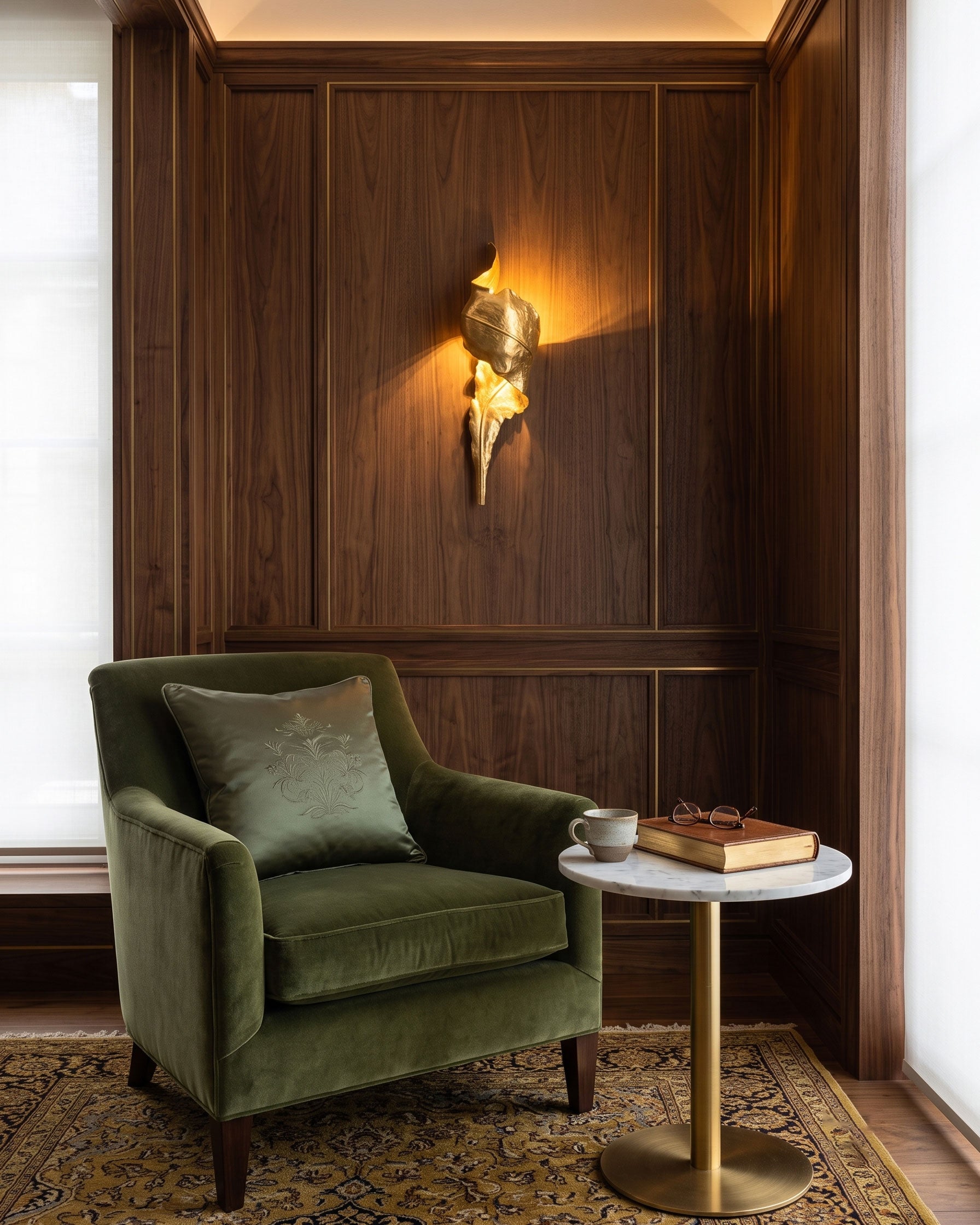 Rayonshine Althaia Sculptural Leaf Wall Sconce — Detail View 14