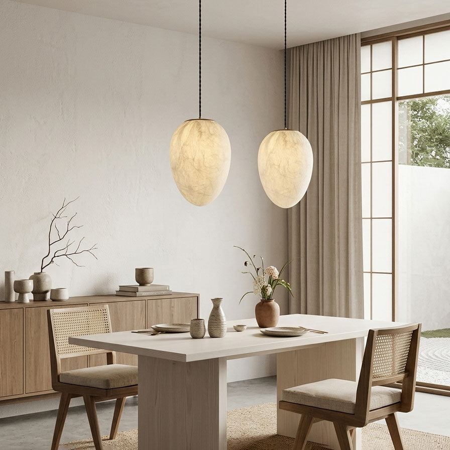 Amabel Silk Pendant Light