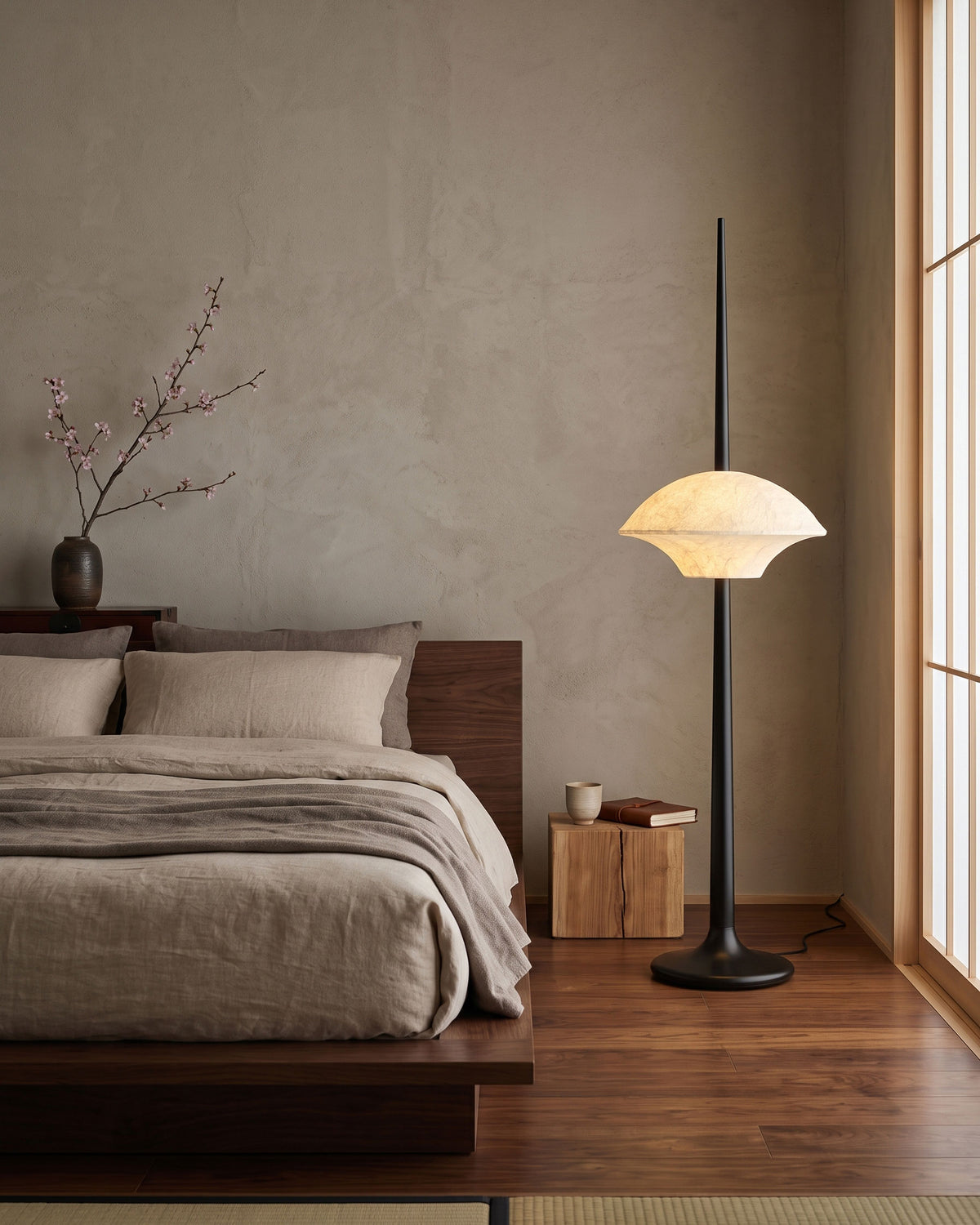 Ames Silk Spire Floor Lamp