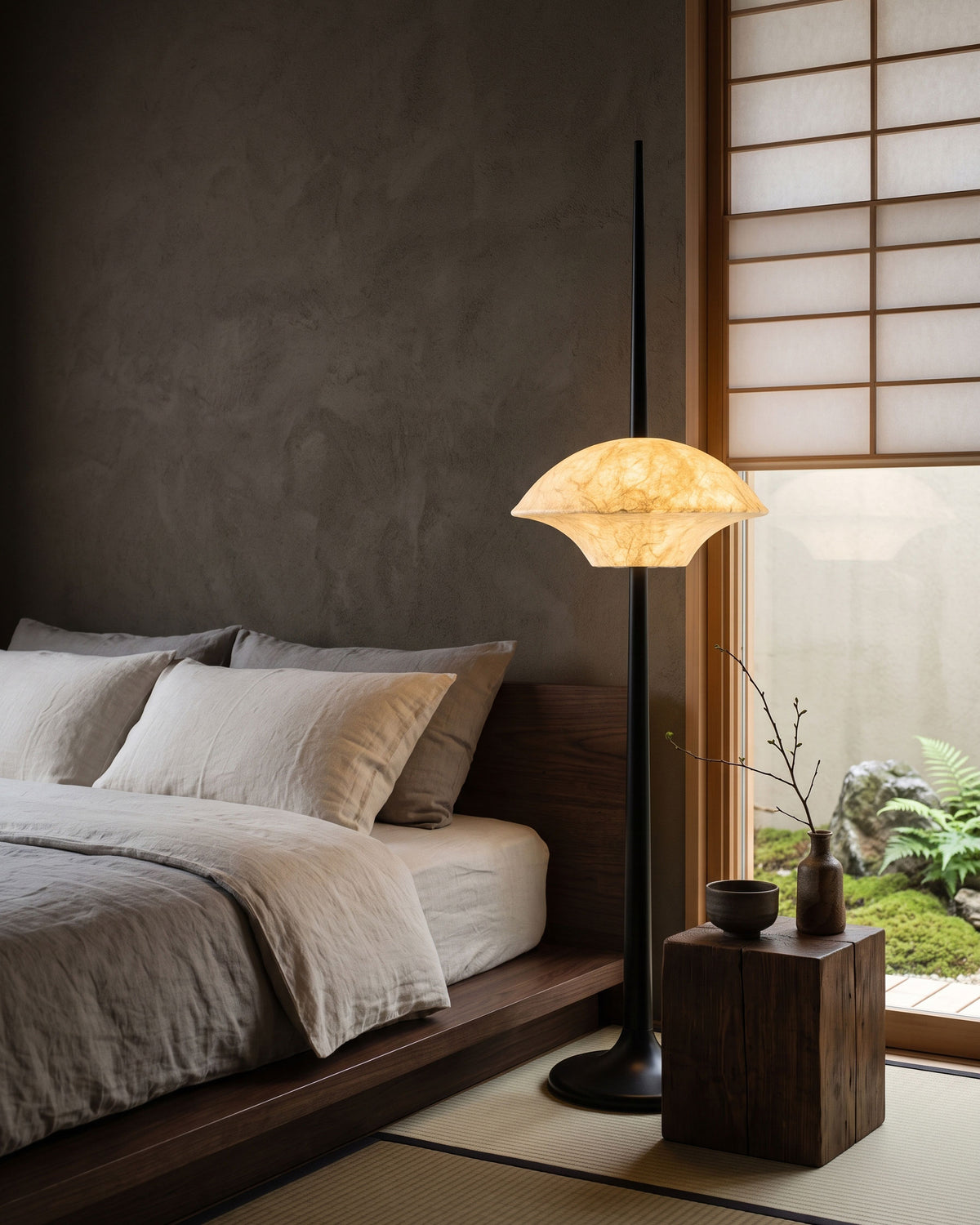 Ames Silk Spire Floor Lamp