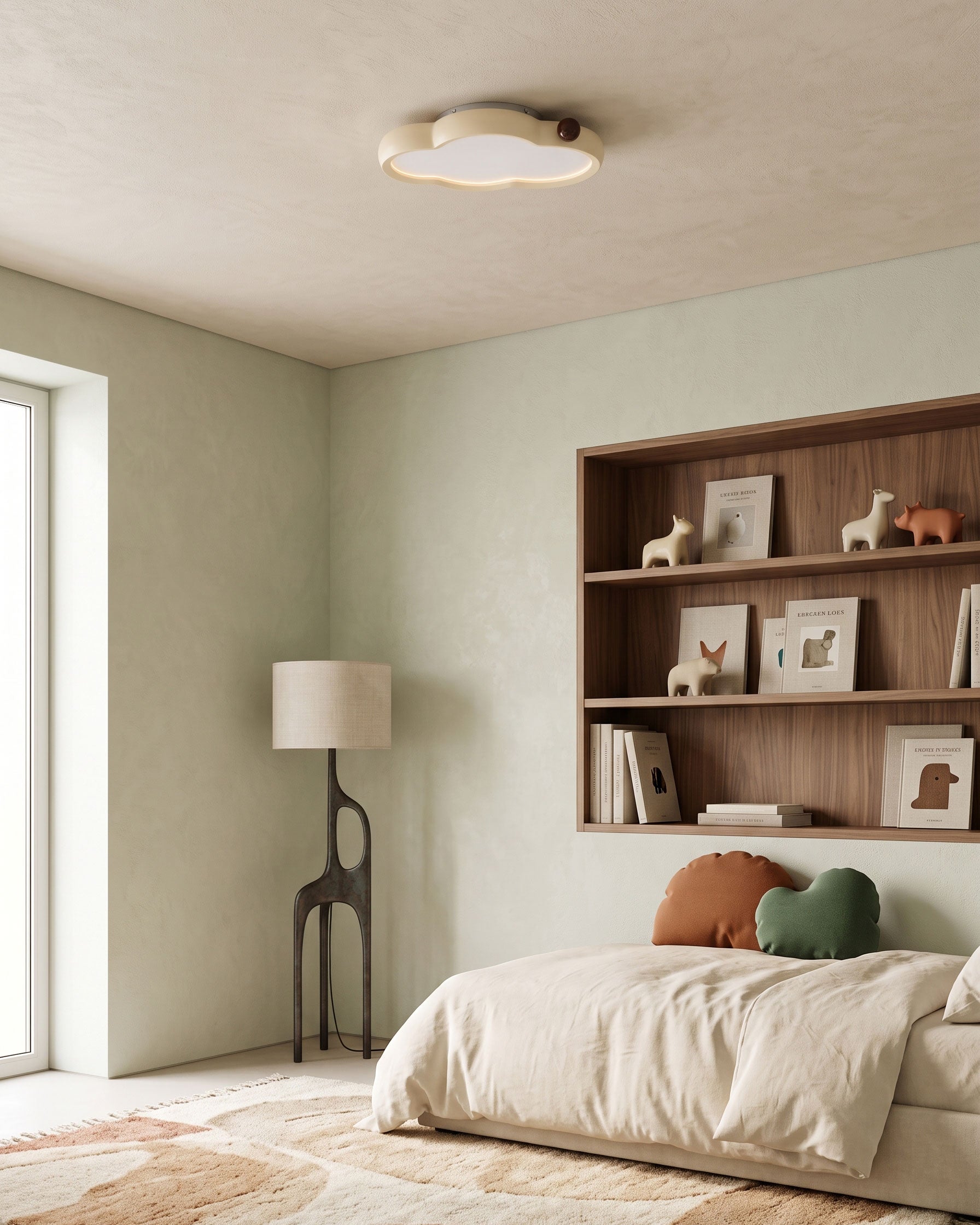 Amos Whimsical Cloud Flush Mount