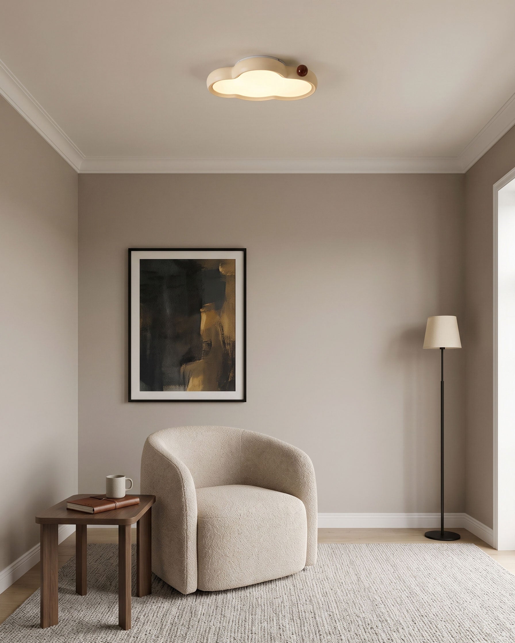 Amos Whimsical Cloud Flush Mount