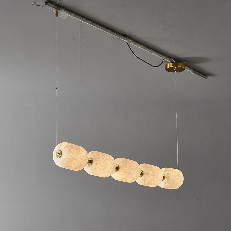 Anais Silk Linear Pendant Light