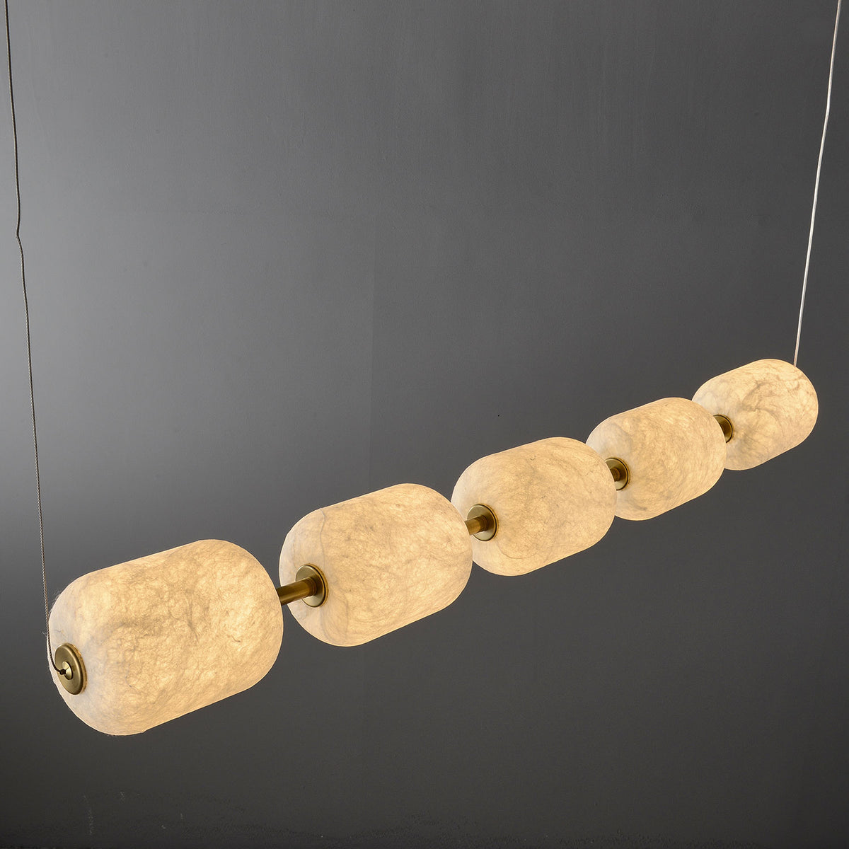 Anais Silk Linear Pendant Light