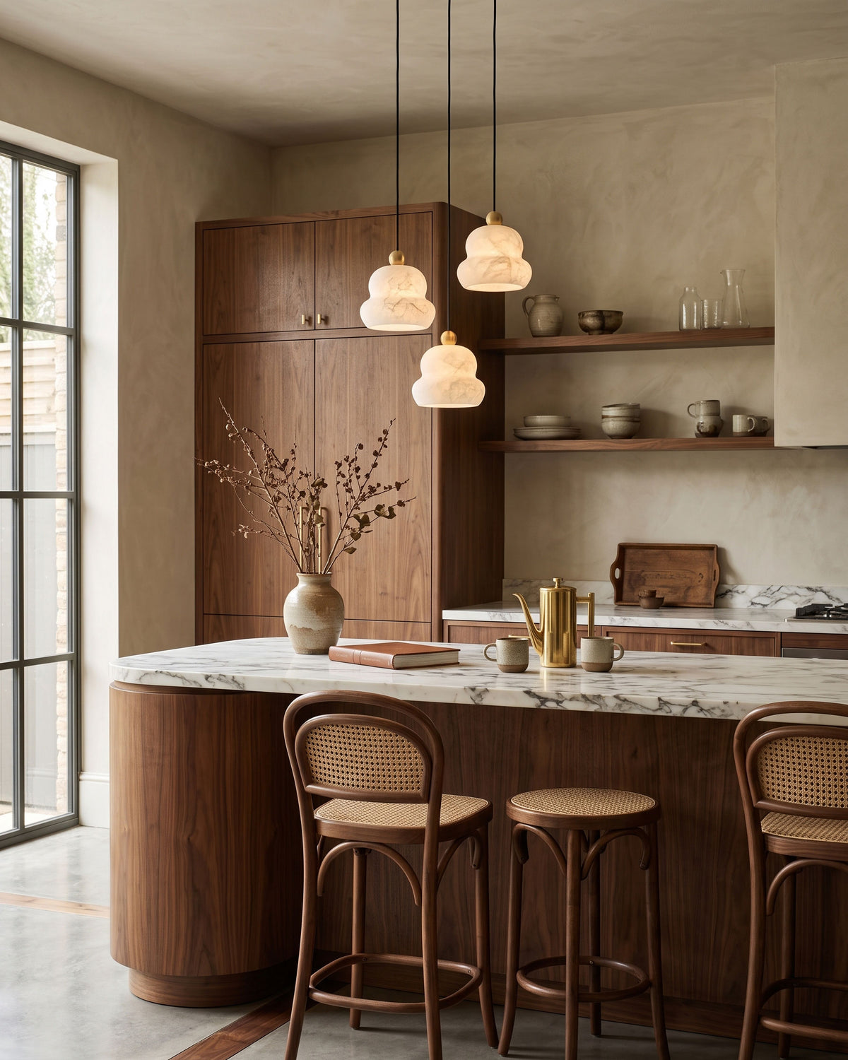 Anzu Alabaster Pendant Lamp