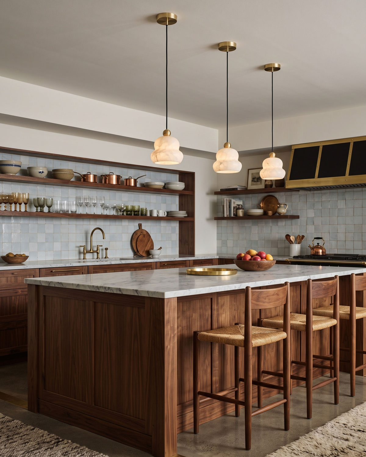 Anzu Alabaster Pendant Lamp