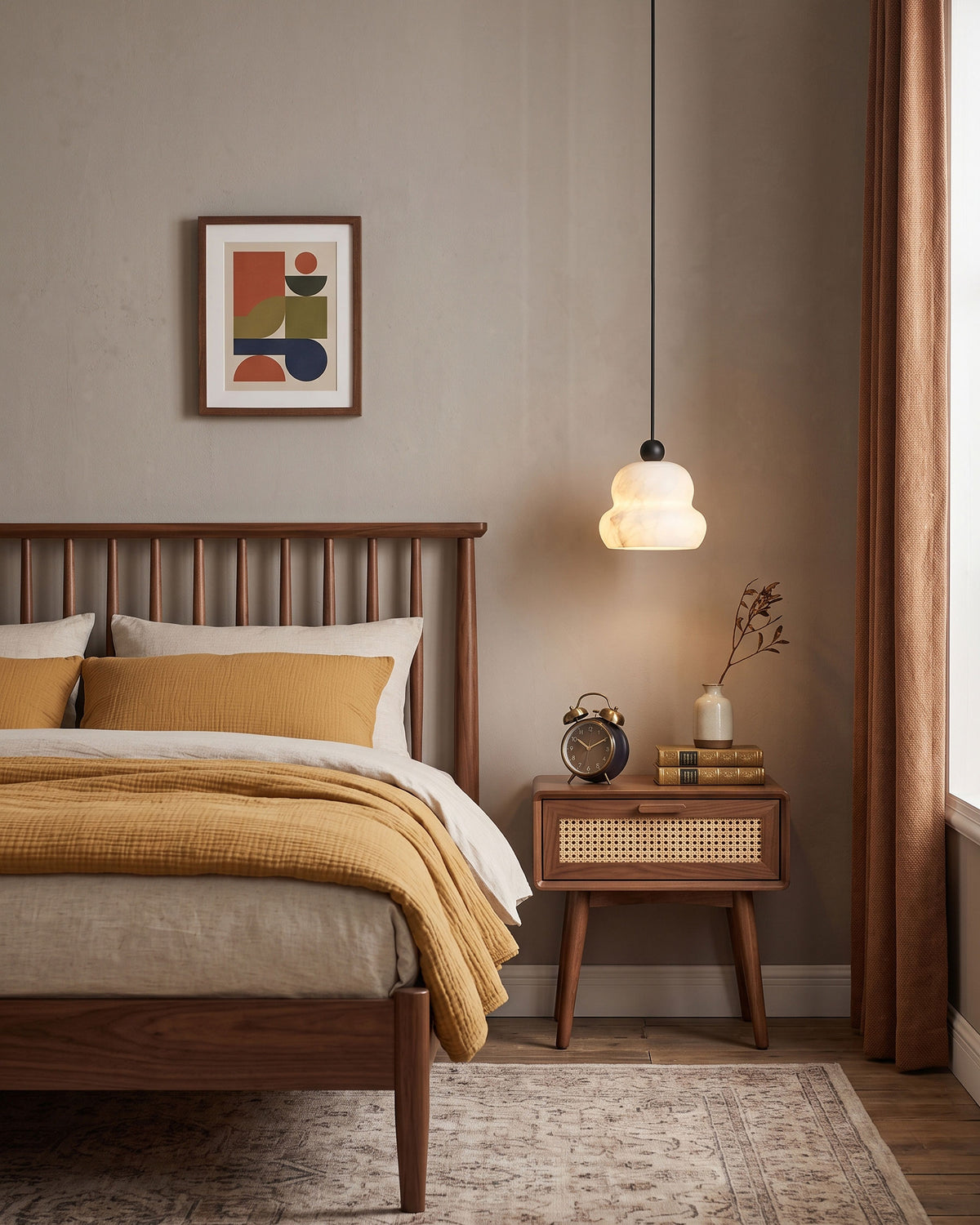 Anzu Alabaster Pendant Lamp