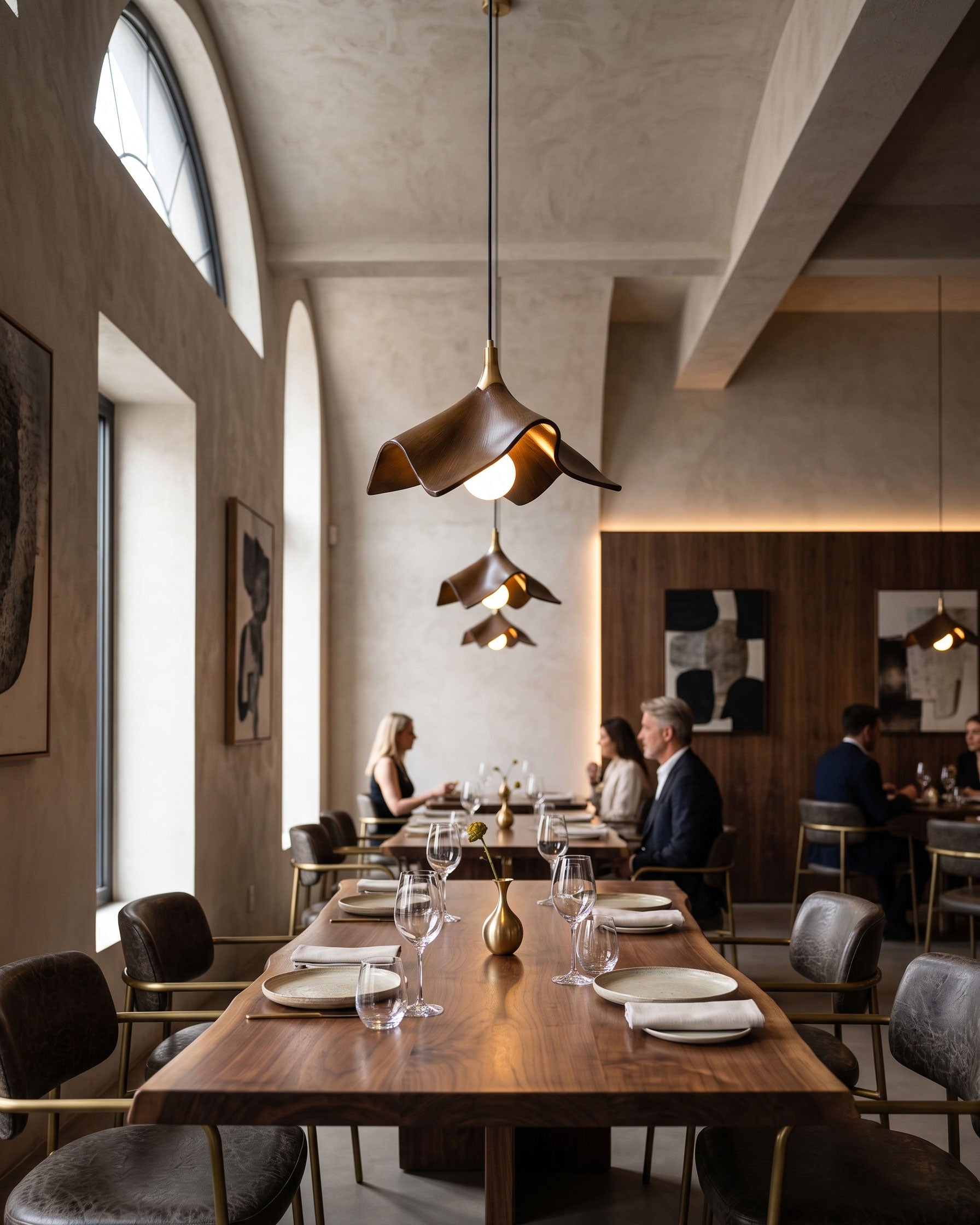 Arlo Resin Wave Pendant Light