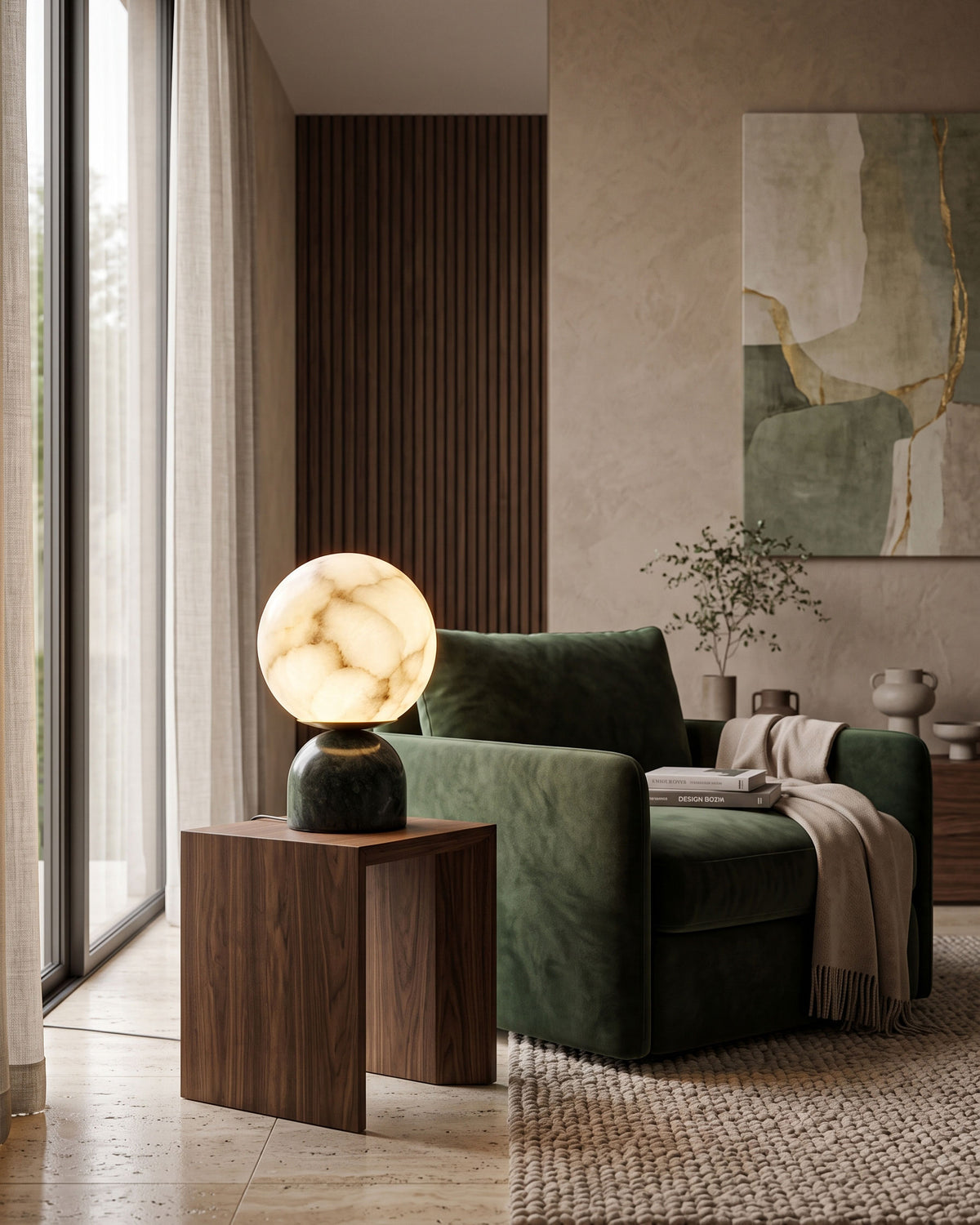 Augustin Alabaster Table Lamp