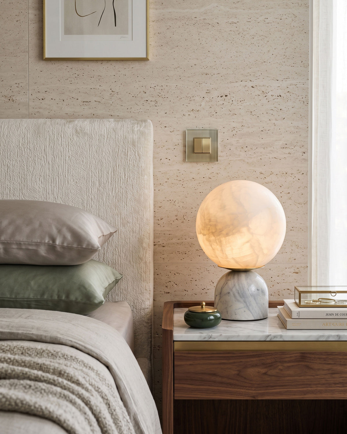 Augustin Alabaster Table Lamp