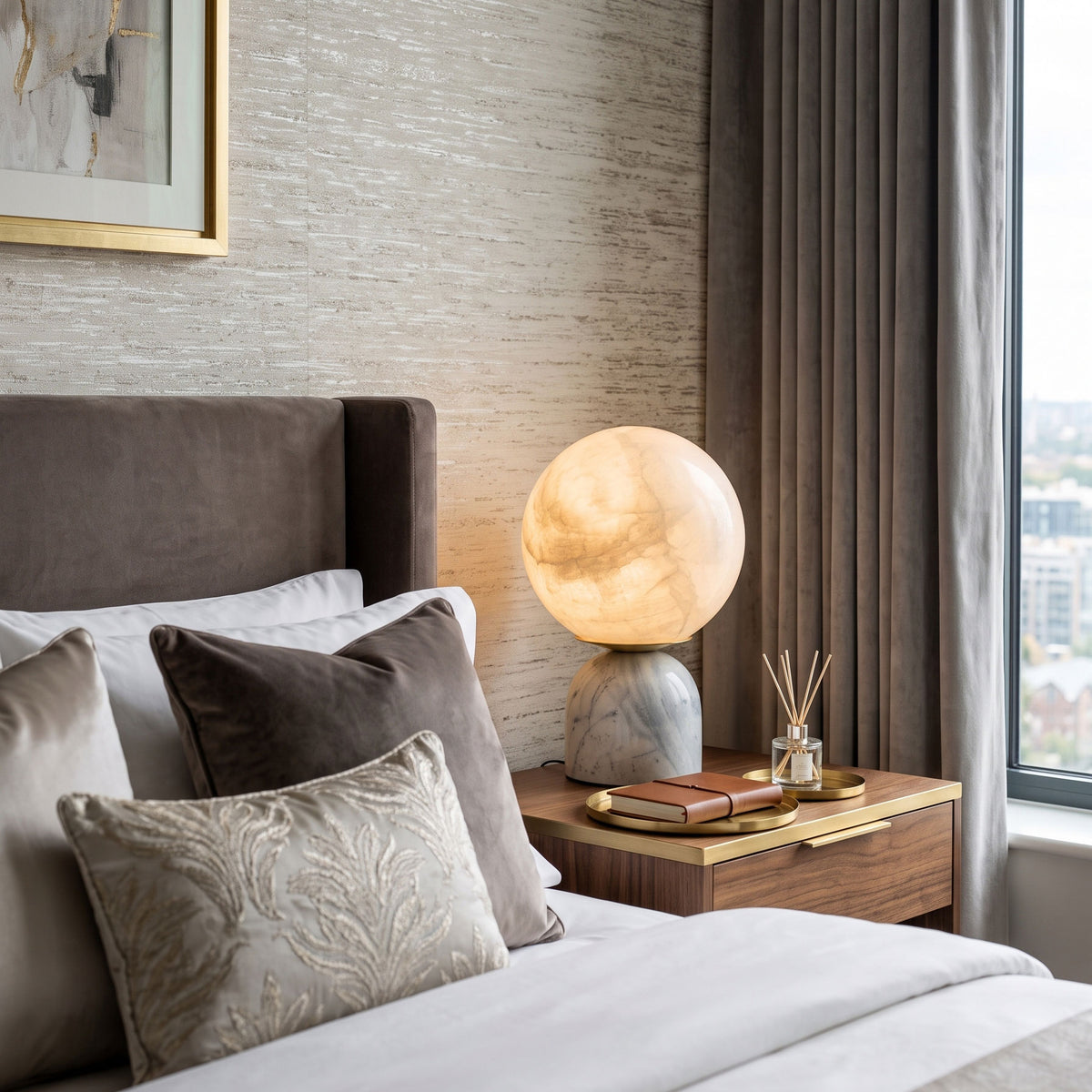 Augustin Alabaster Table Lamp