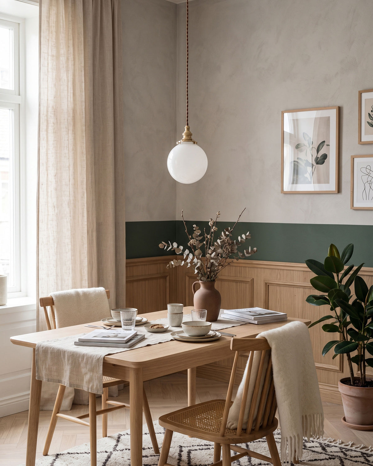 Augustine Milk Glass Pendant Lamp – detail 10