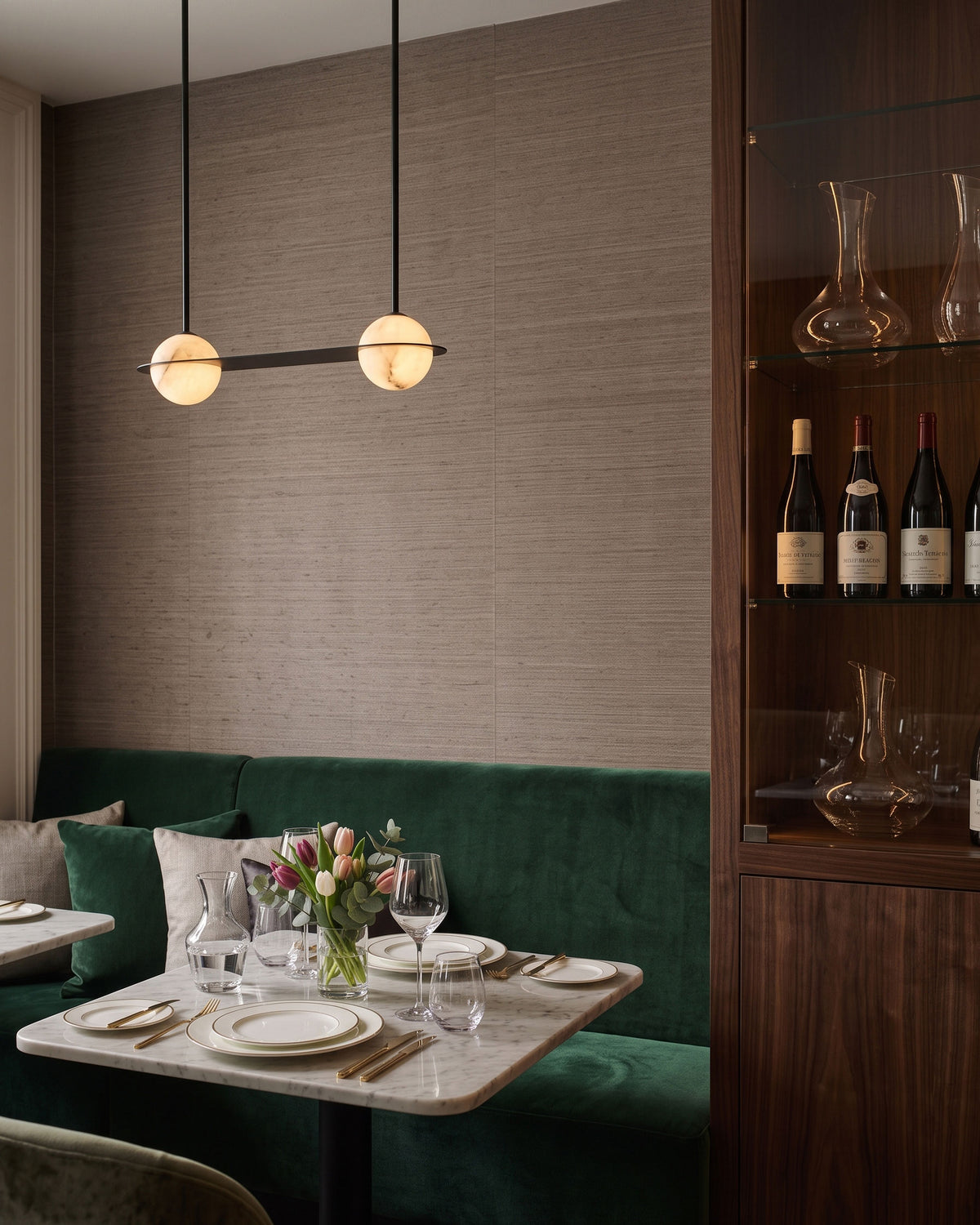 Barton Linear Sphere Pendant Light