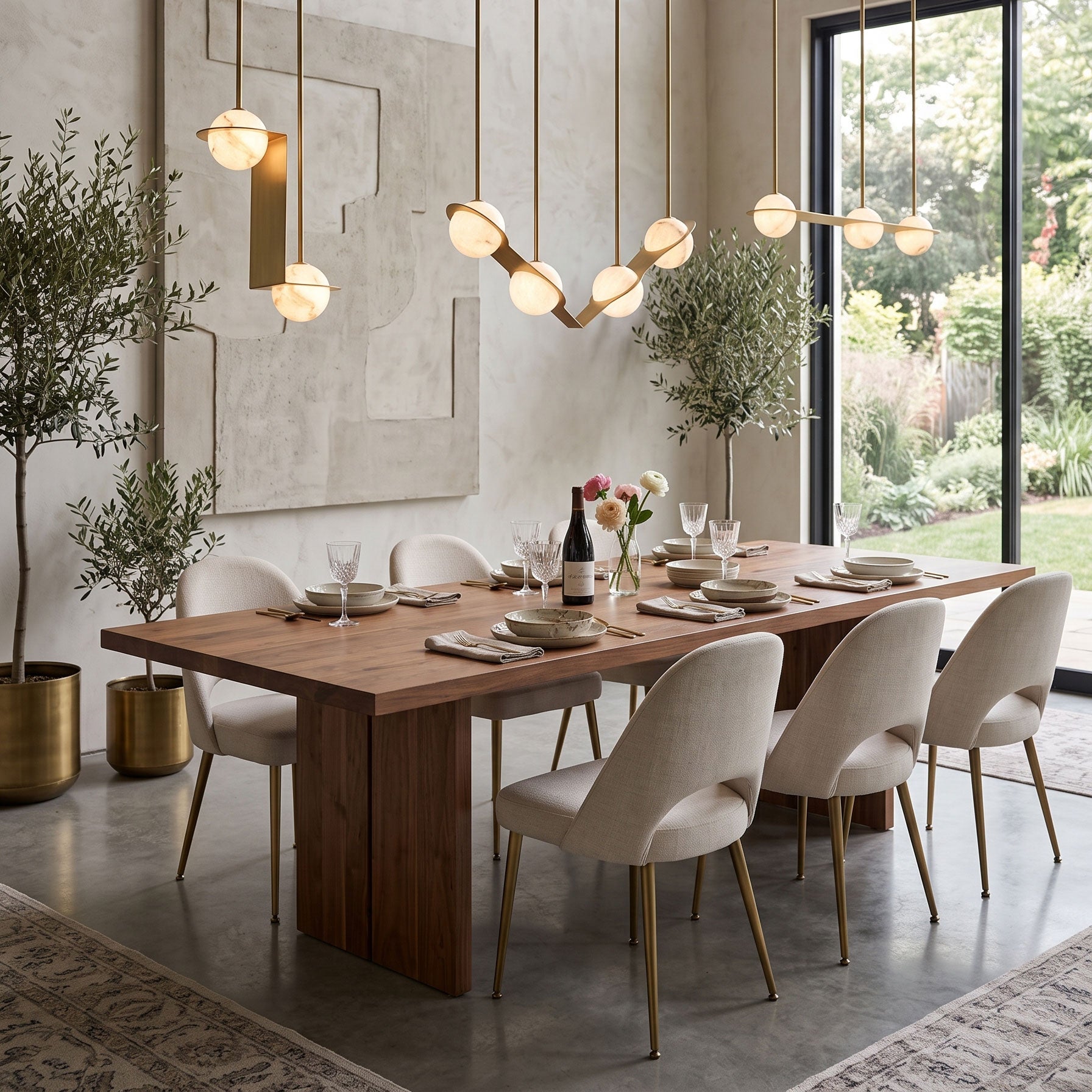 Barton Linear Sphere Pendant Light