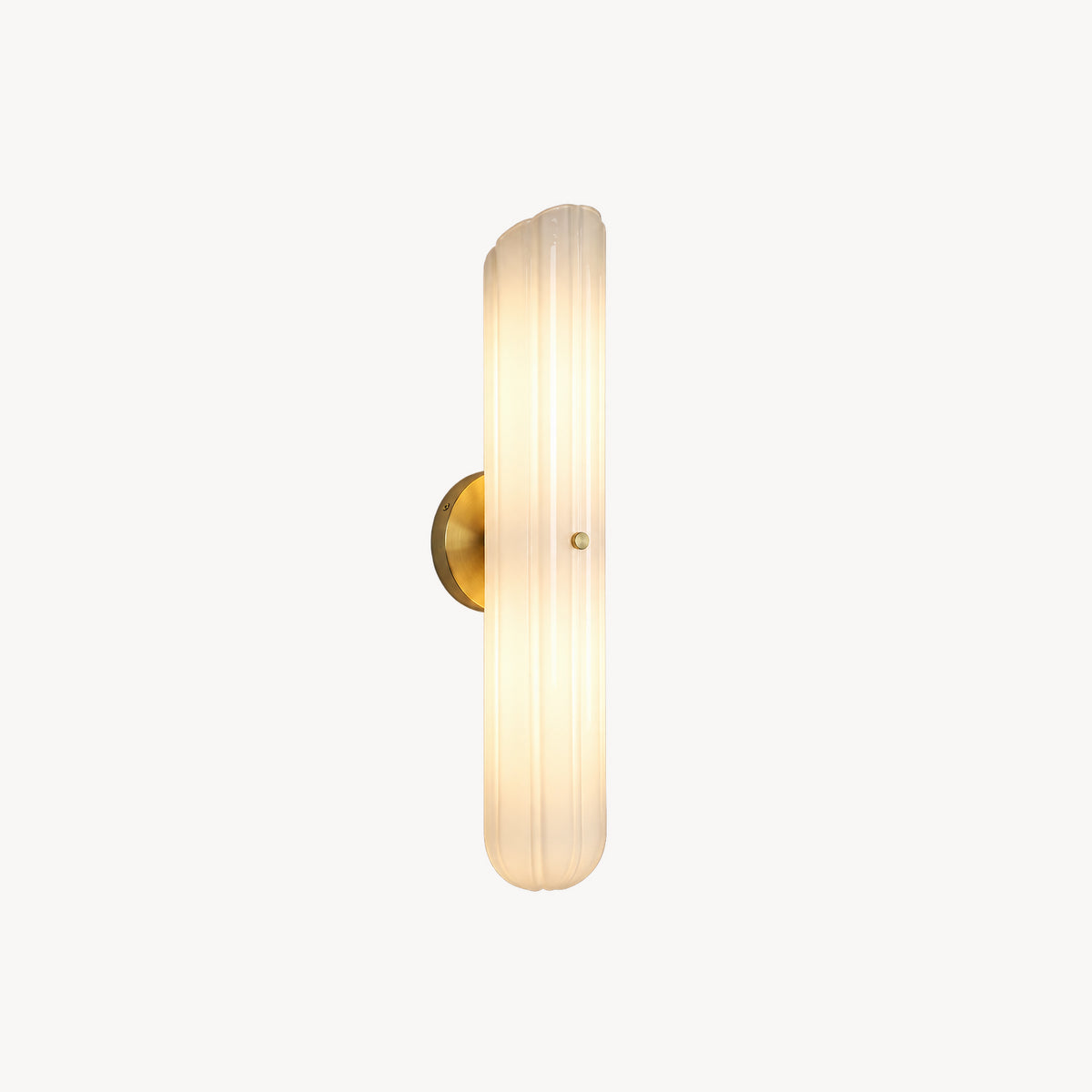 Bastien Milk Glass Wall Sconce