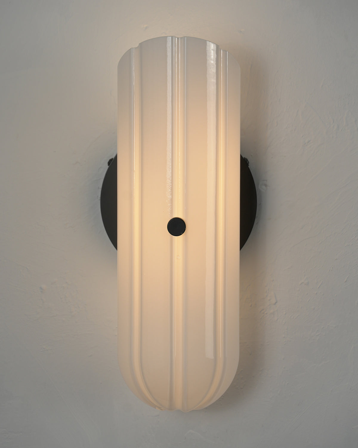 Bastien Milk Glass Wall Sconce