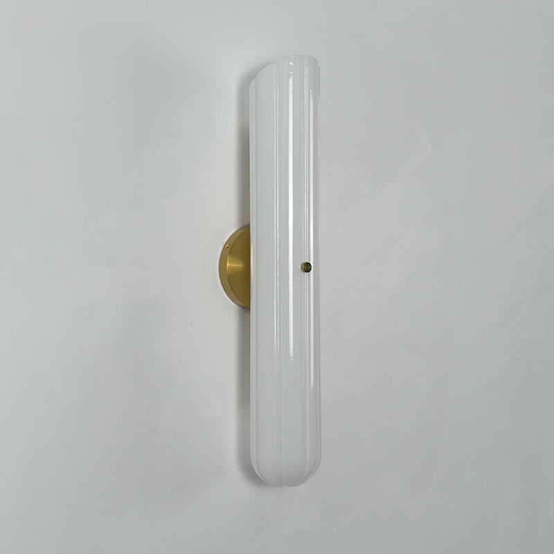 Bastien Milk Glass Wall Sconce