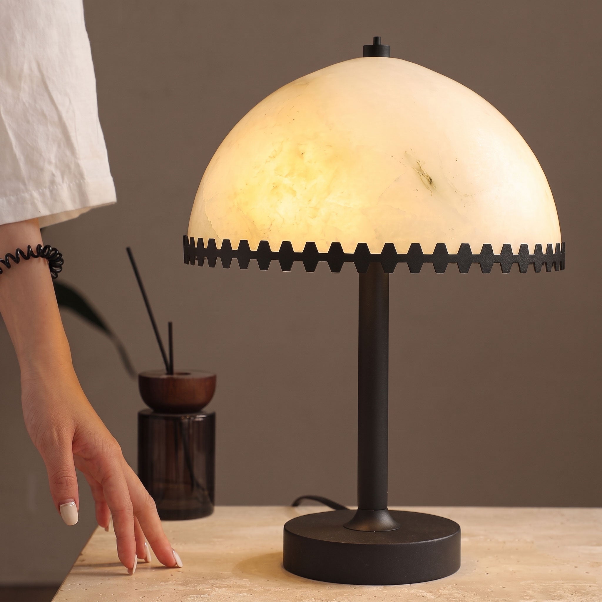 Baxter Alabaster Table Lamp