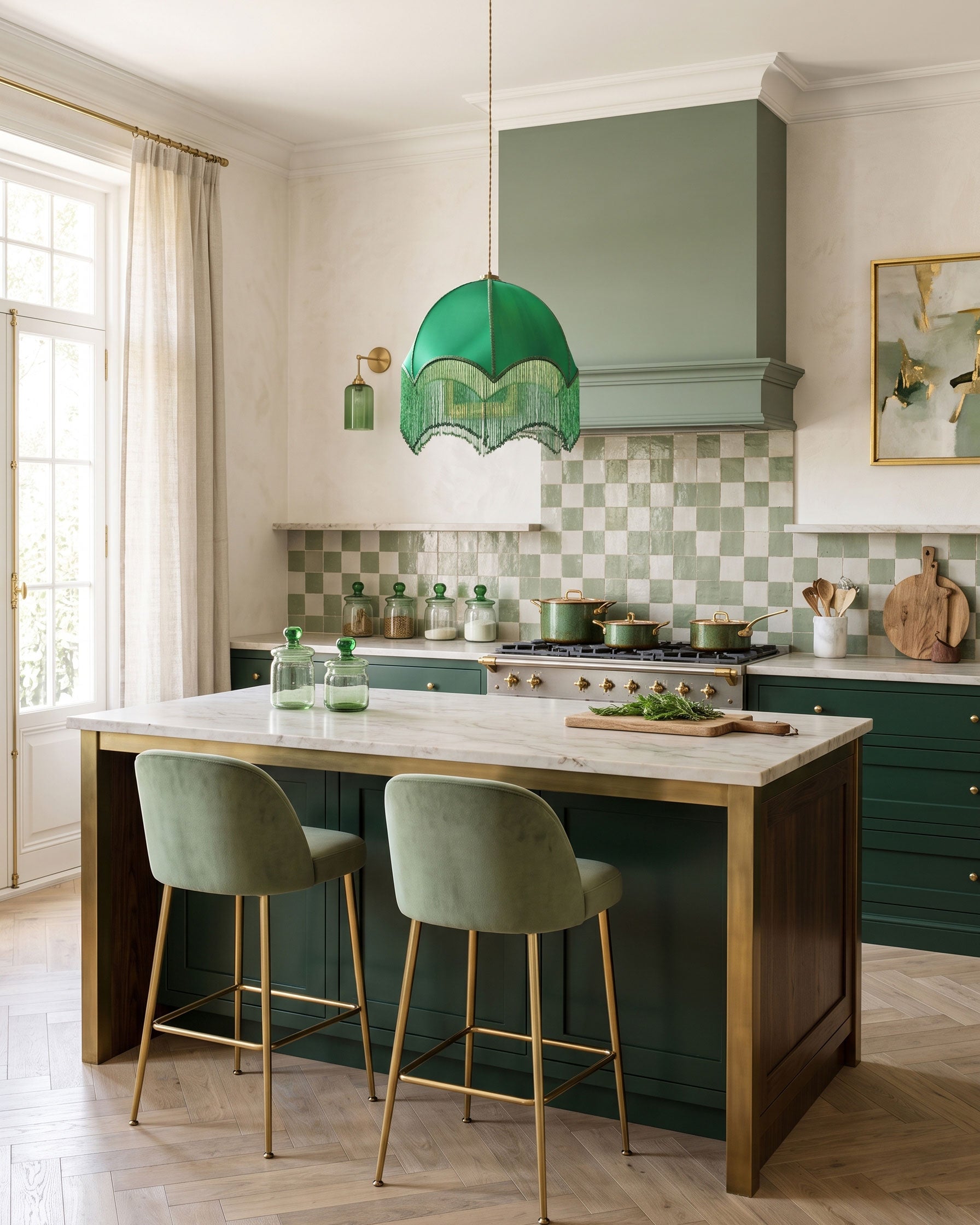 Beatrix Fringed Pendant Light